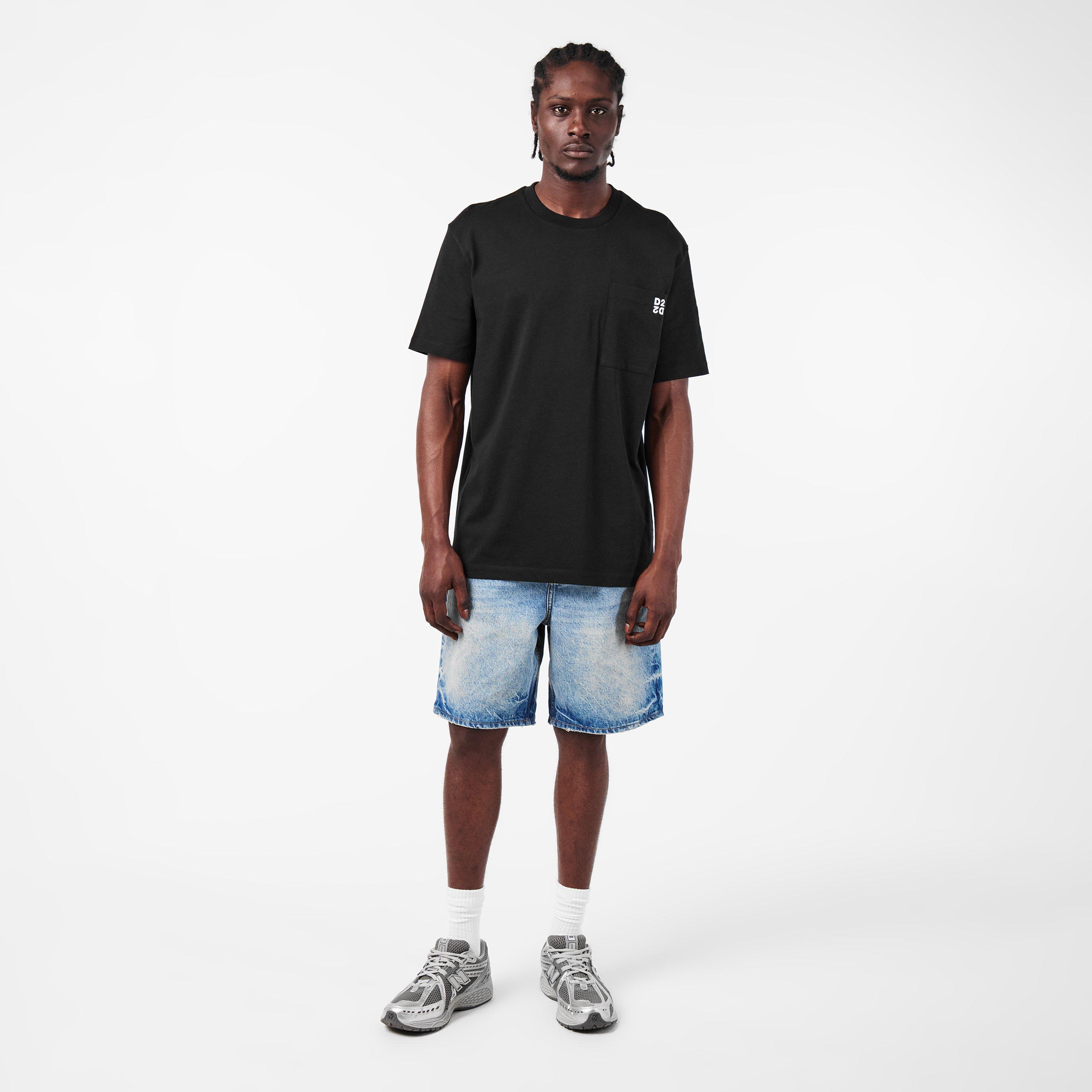 Black/Black - DSquared2 - Men's Soft Breathable T-Shirt - 6