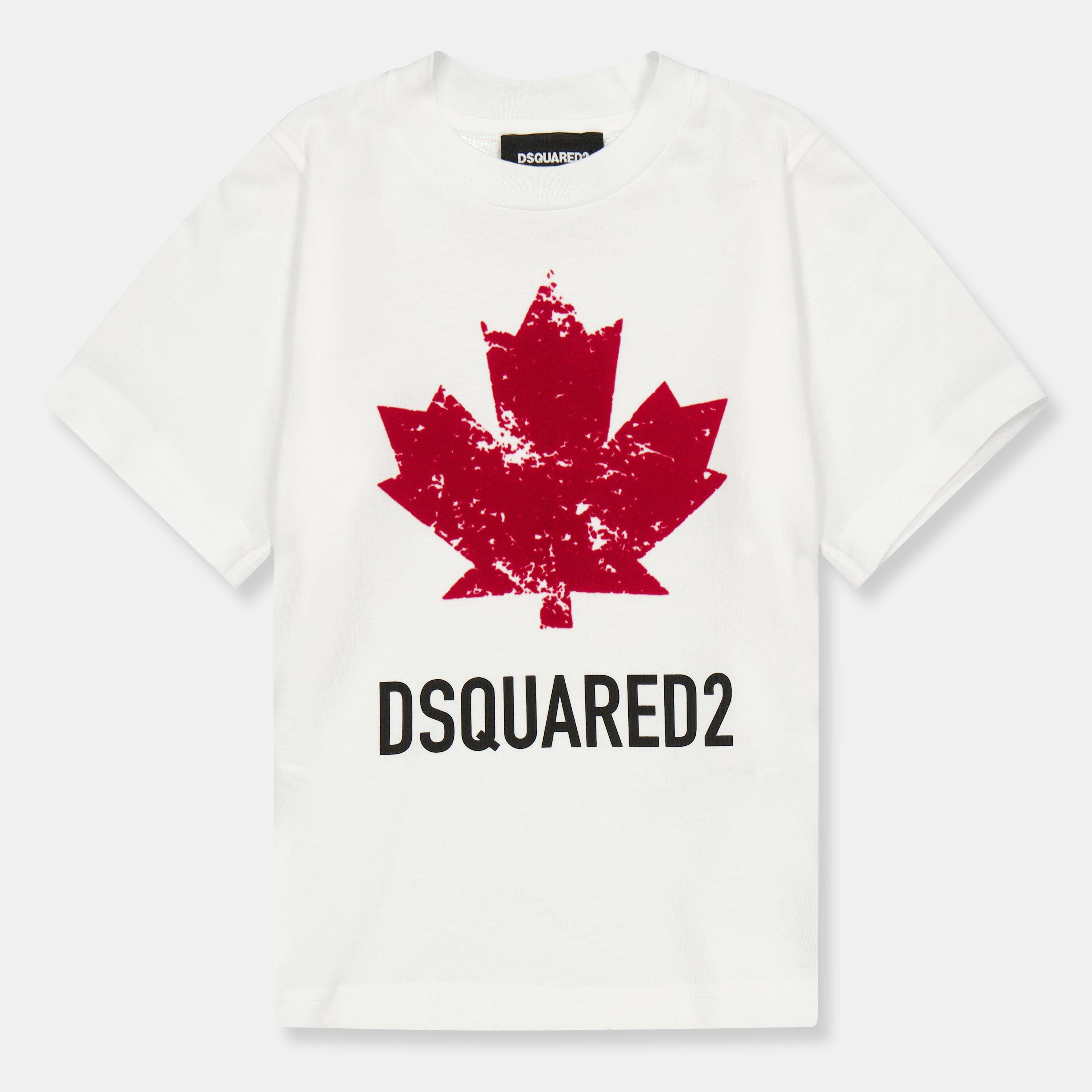 Wht Red DQ100 - DSquared2 - Kids Regular Fit T-Shirts - 1