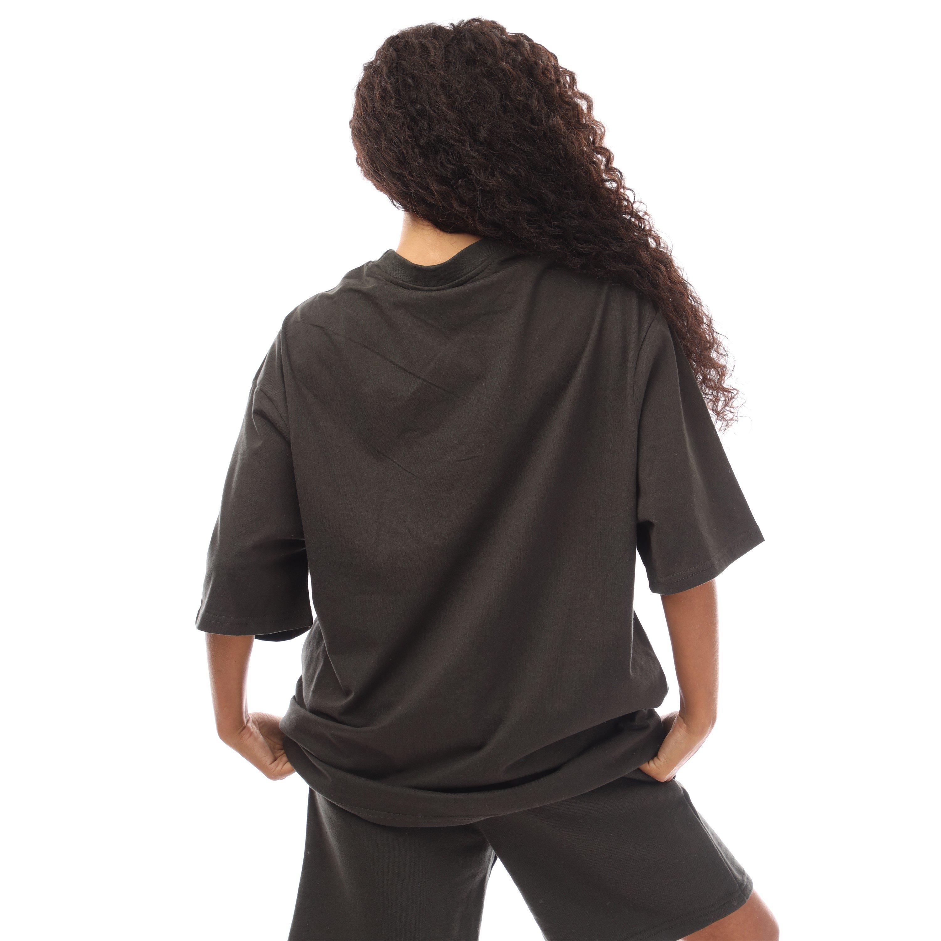 Zwart - Hype - Unisex Adults Oversized T-Shirt - 5
