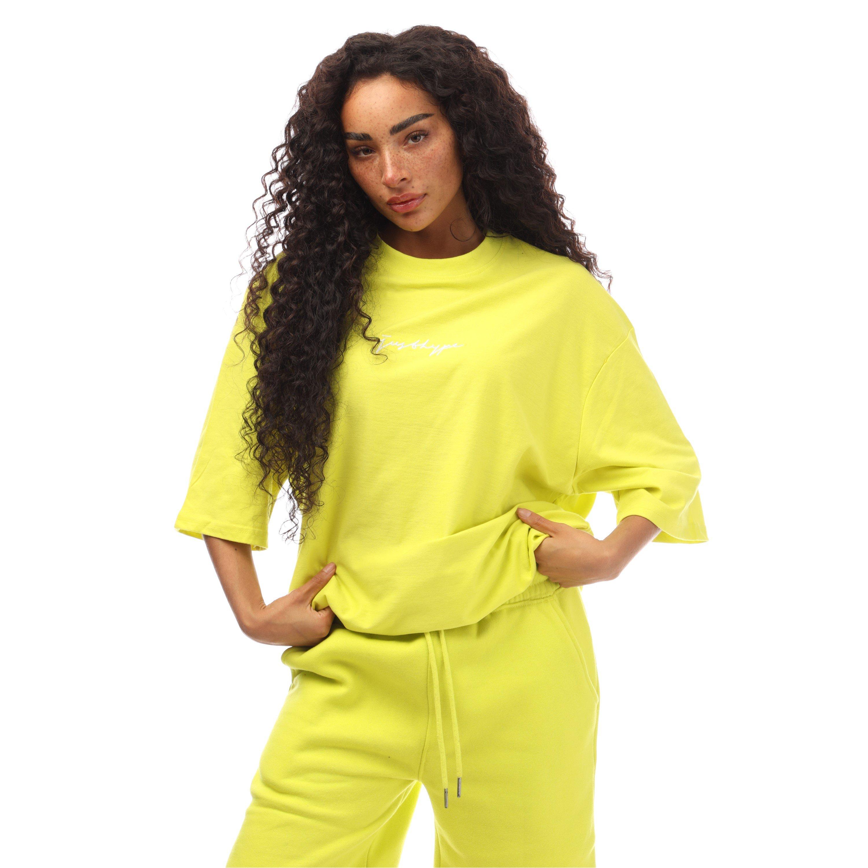 Lime - Hype - Adults Oversized T-Shirt - 4