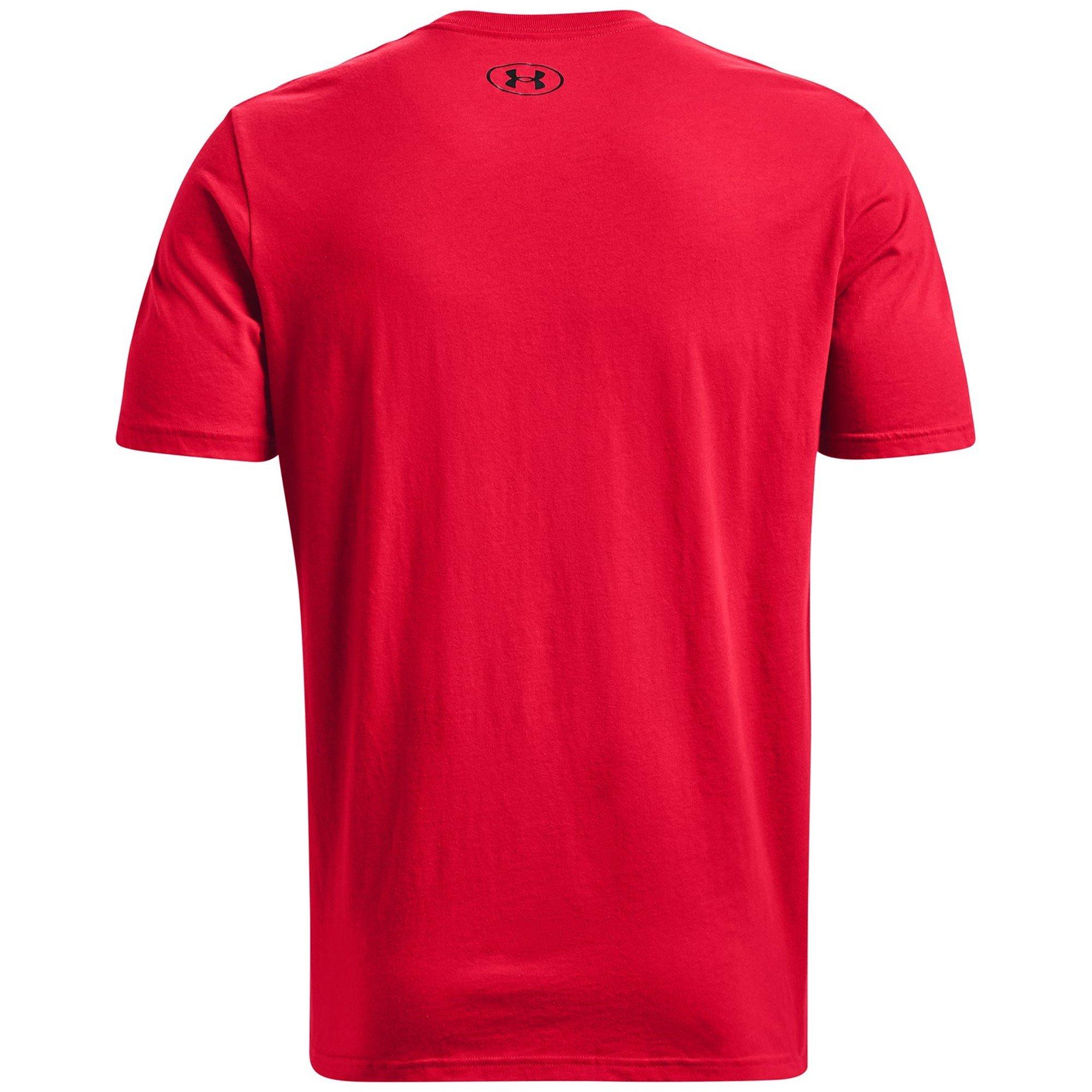 Red/Black - Under Armour - Under Logo Mens T Shirt - 6