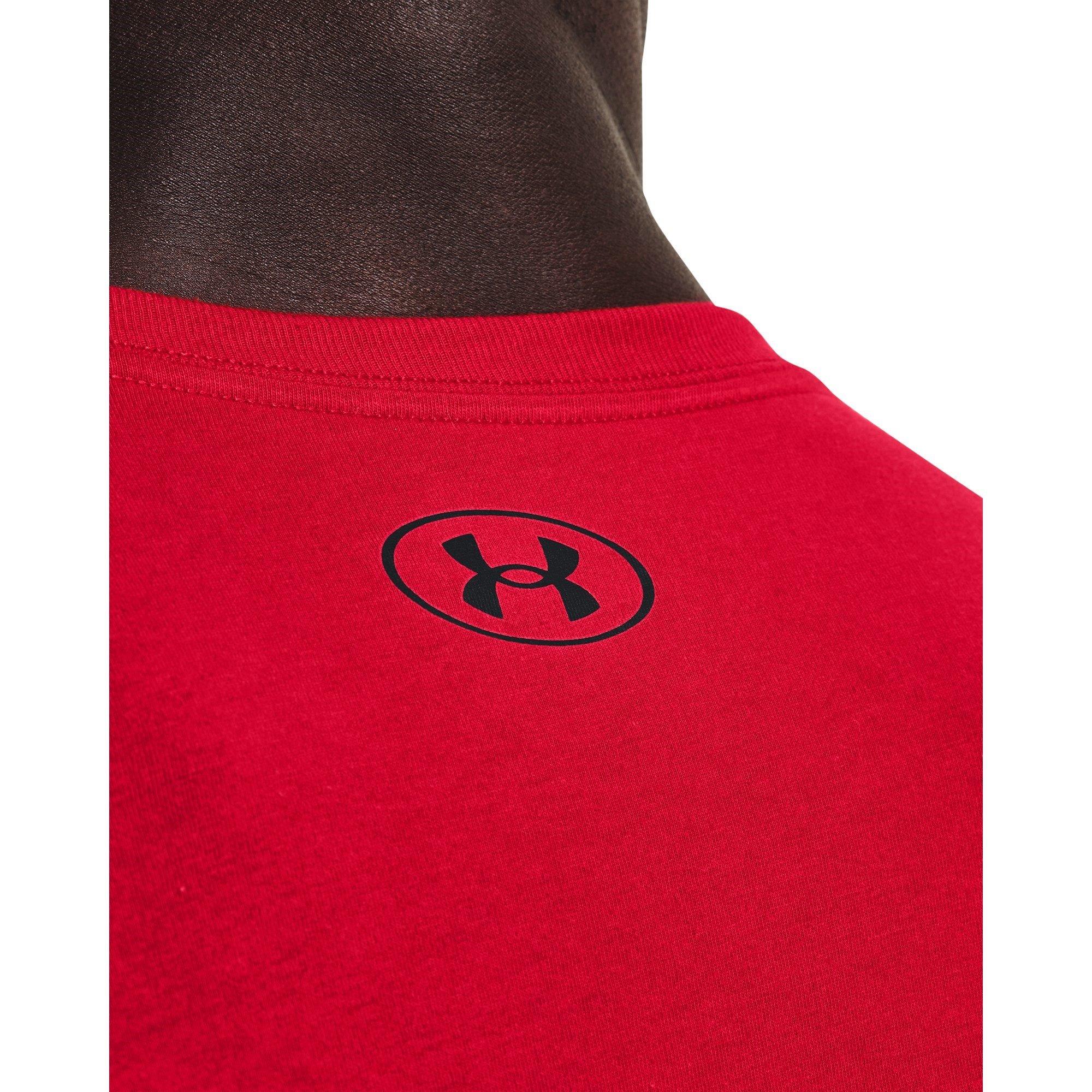 Red/Black - Under Armour - Under Logo Mens T Shirt - 5