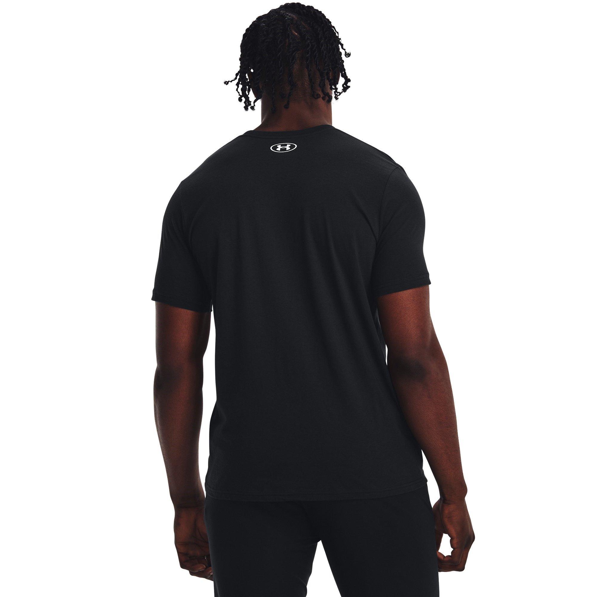 Black/White - Under Armour - Logo Mens T Shirt - 3