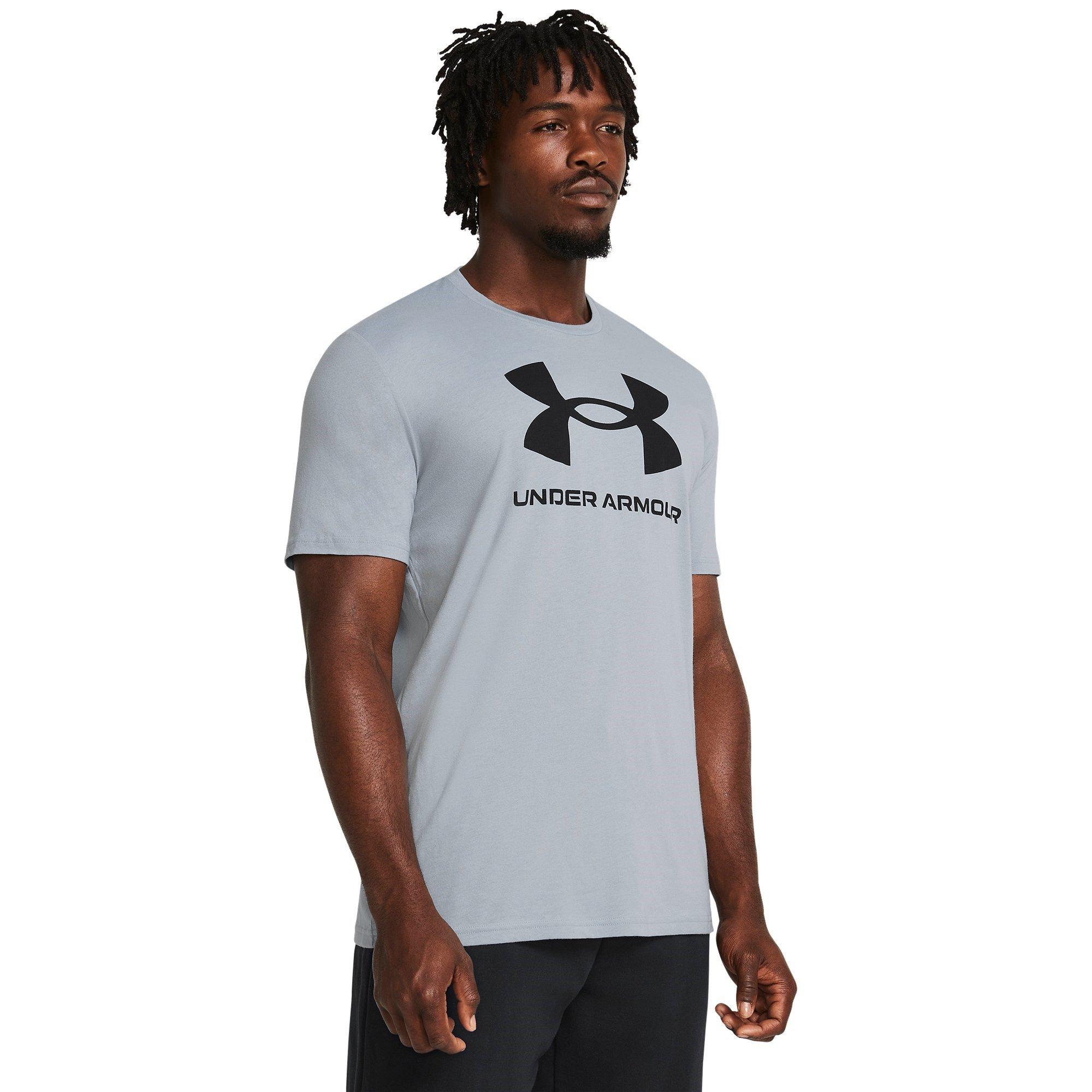 Hrbor Blue /Blk - Under Armour - Under Logo Mens T Shirt - 2