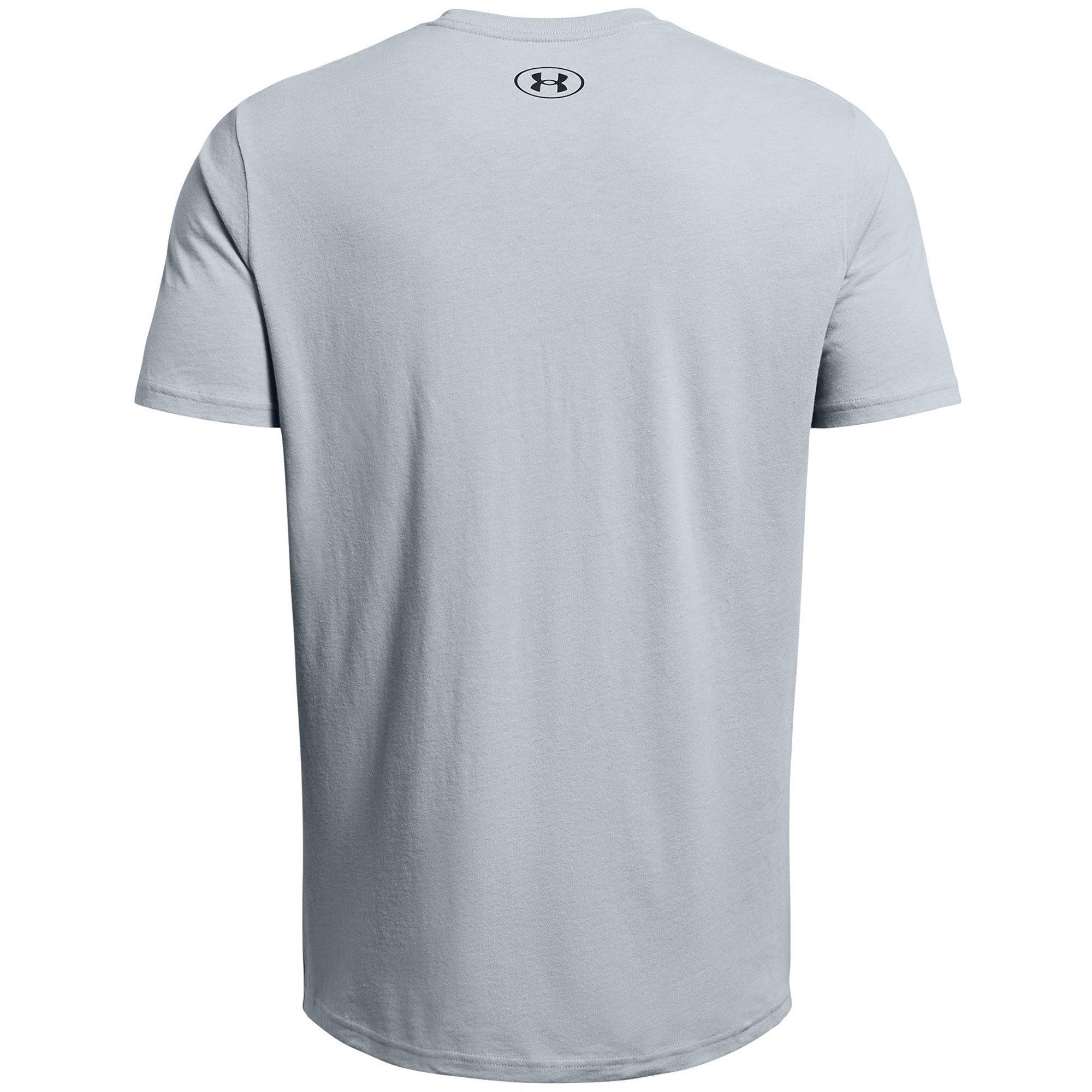 Hrbor Blue /Blk - Under Armour - Under Logo Mens T Shirt - 4