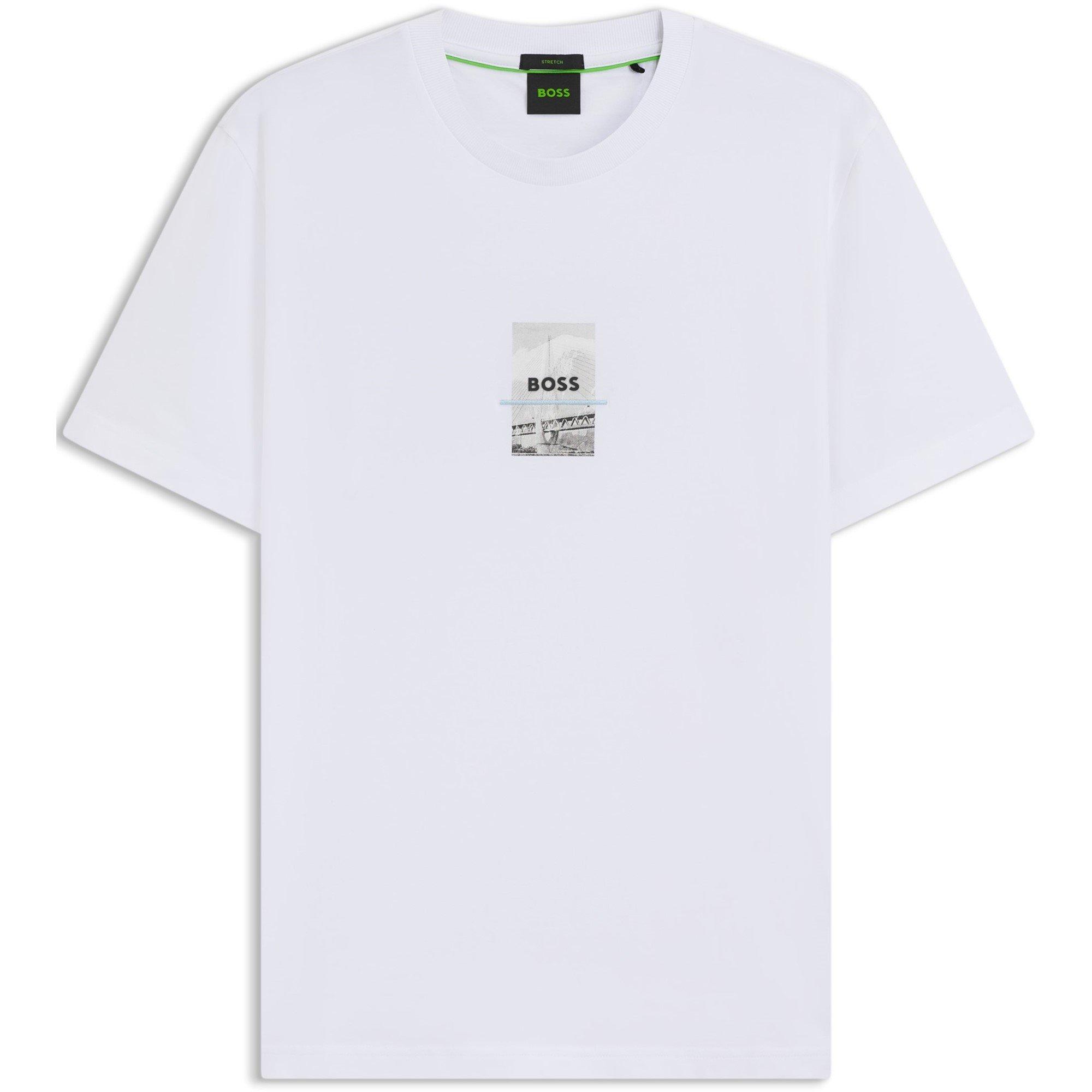 White - Boss - Men's HBG Photo T-Shirt, Intricate Artwork - 1