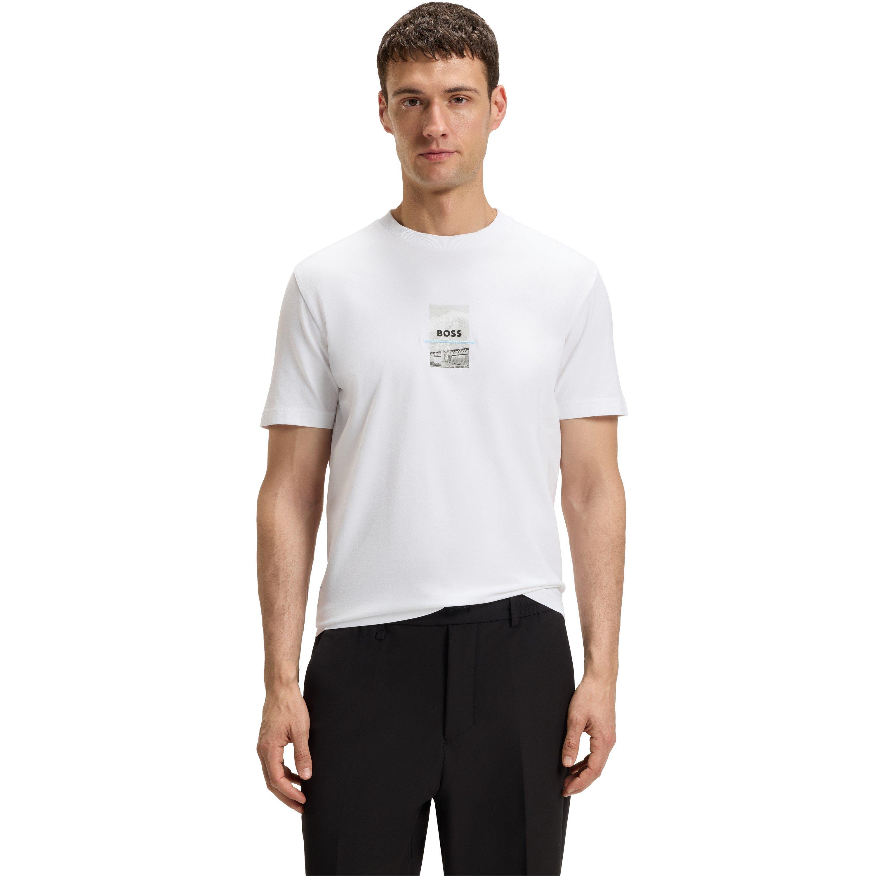 White - Boss - Men's HBG Photo T-Shirt, Intricate Artwork - 2