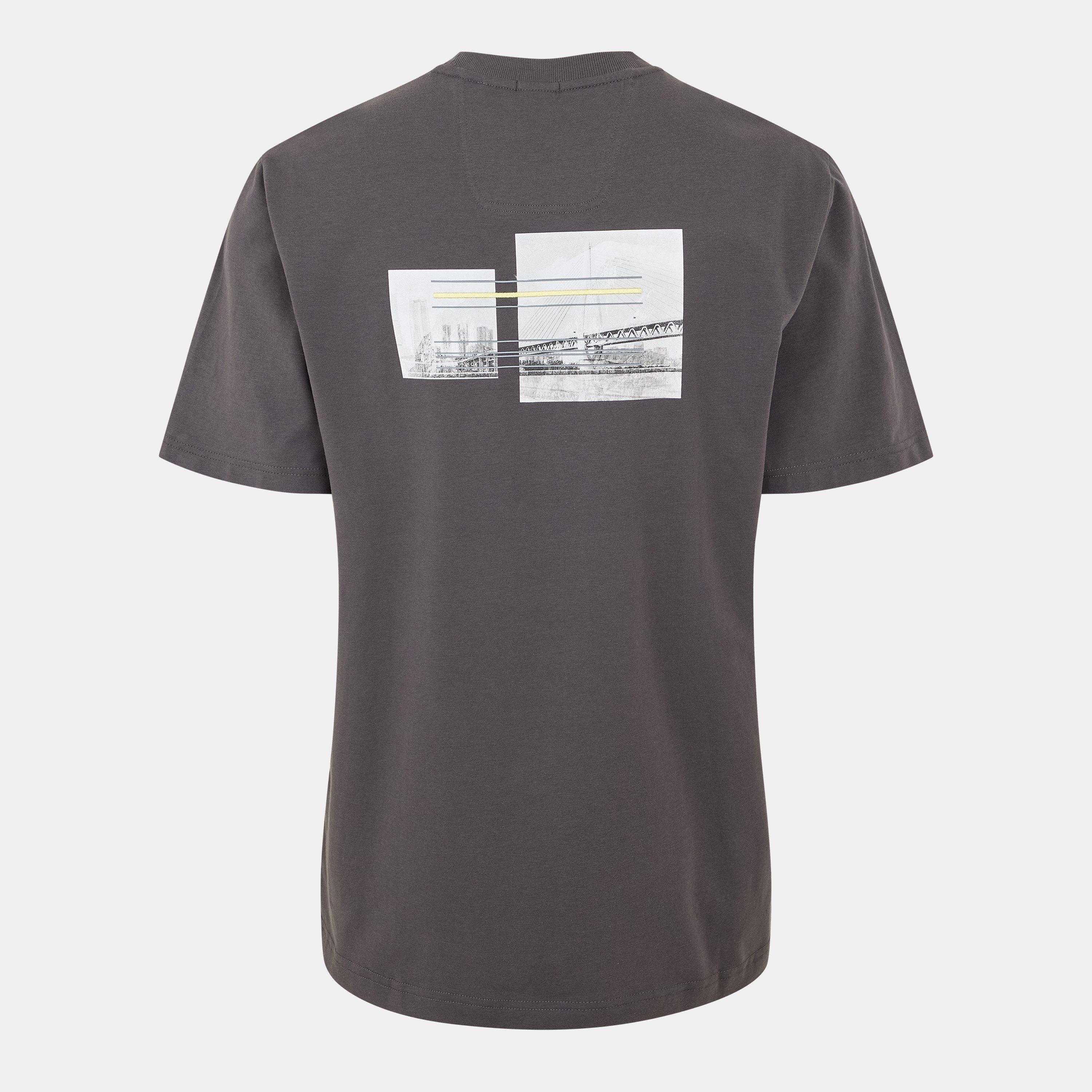 Gris foncé - Boss - Men's HBG Photo T-Shirt, Intricate Artwork - 2