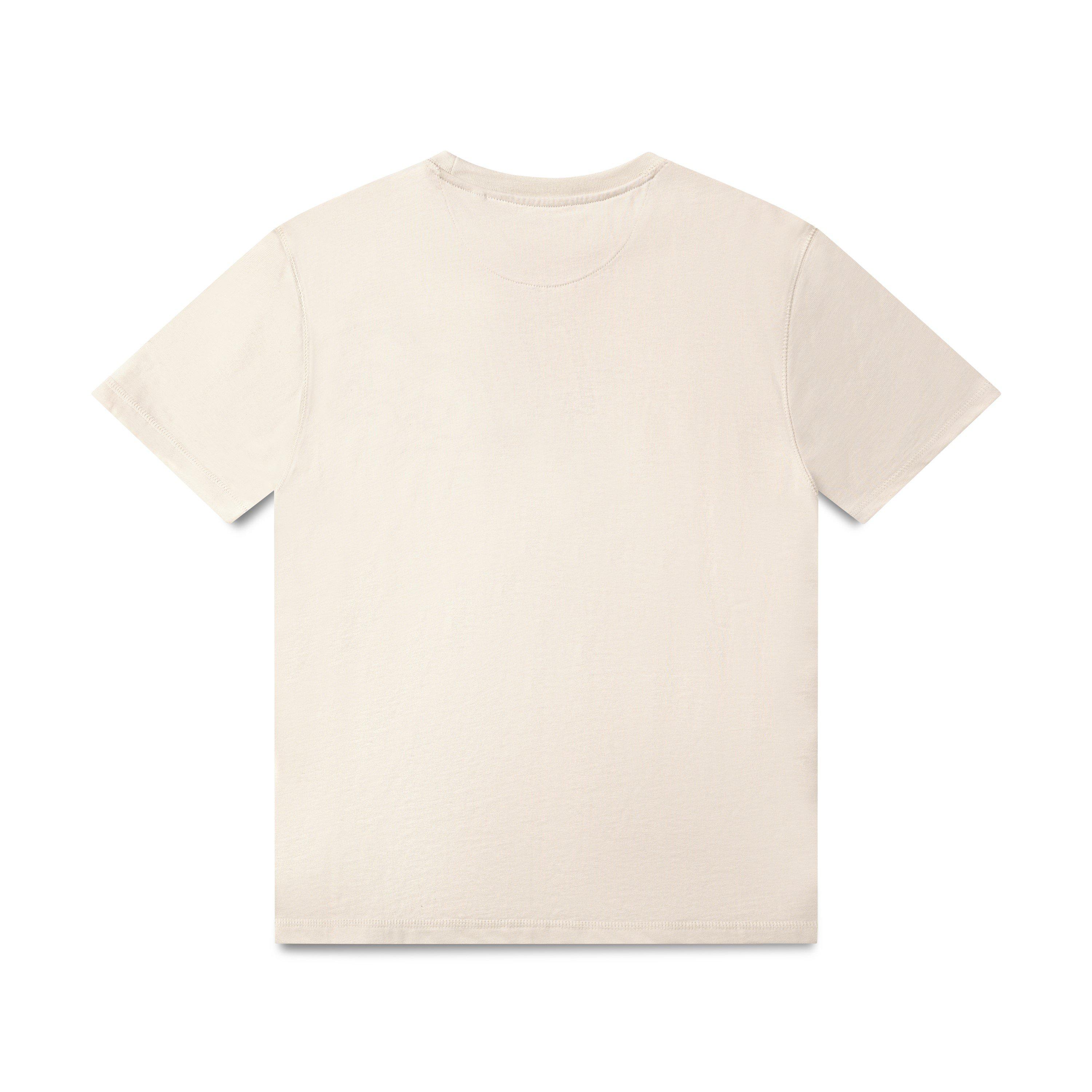 Crème - Christian Rose - Men's Oversized-Fit T-Shirt - 2
