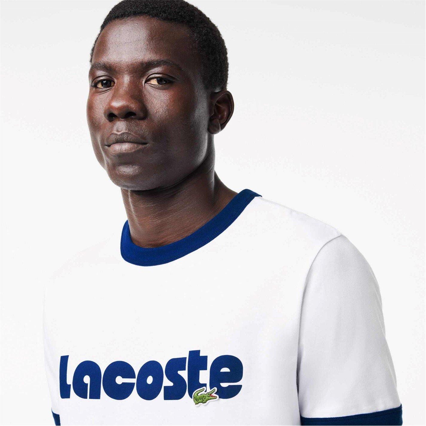 White F2F - Lacoste - Logo T-Shirt - 5