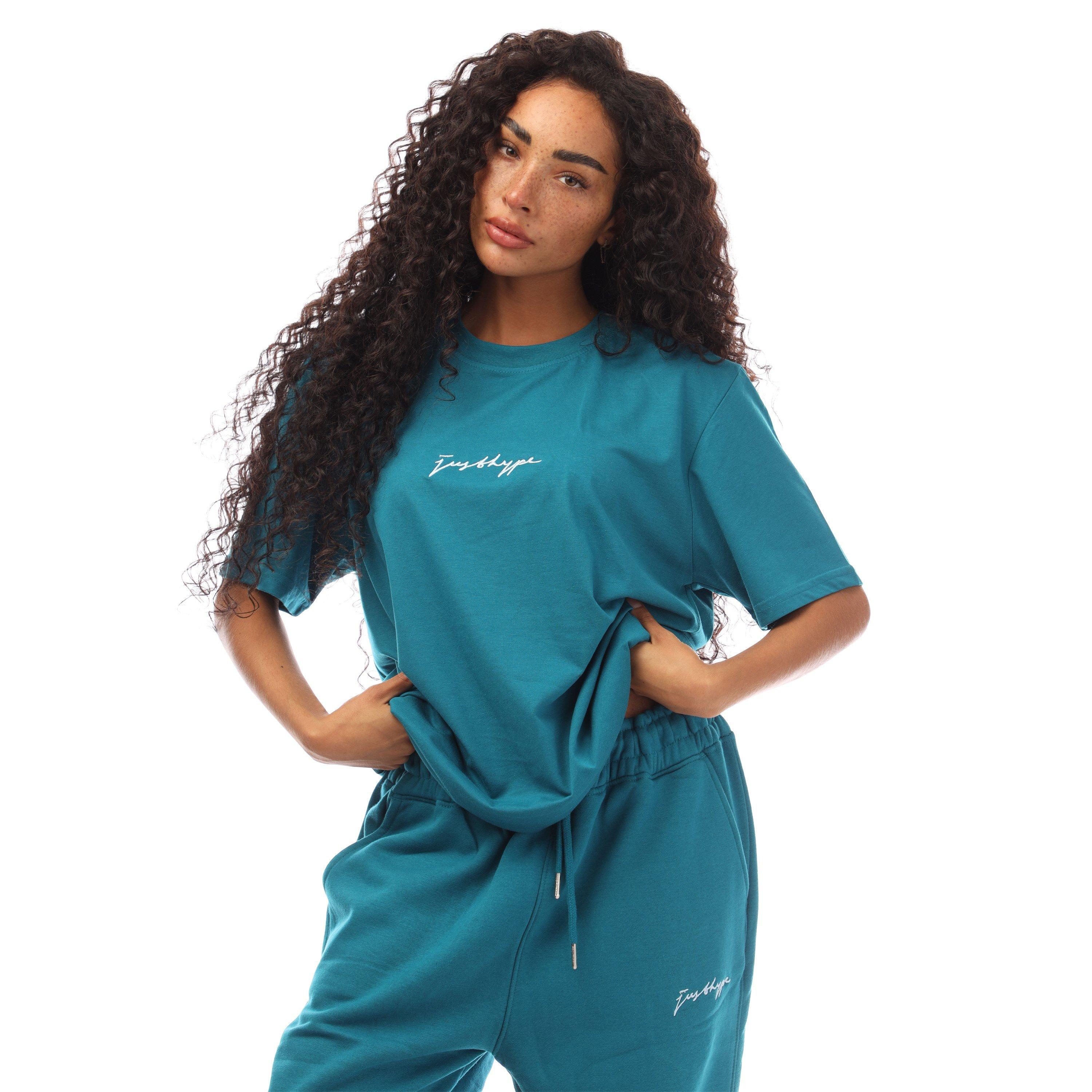 Azul-petróleo - Hype - Adults Regular Fit T-Shirt - 4