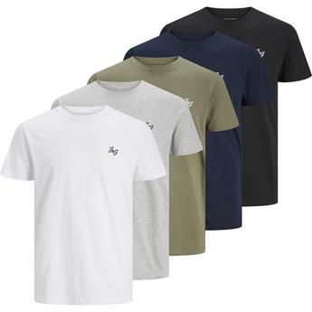 All Saints White Pitch Brace Short Sleeve Crew T-Shirt Jack 5-Pack Short Sleeve T-Shirt Mens