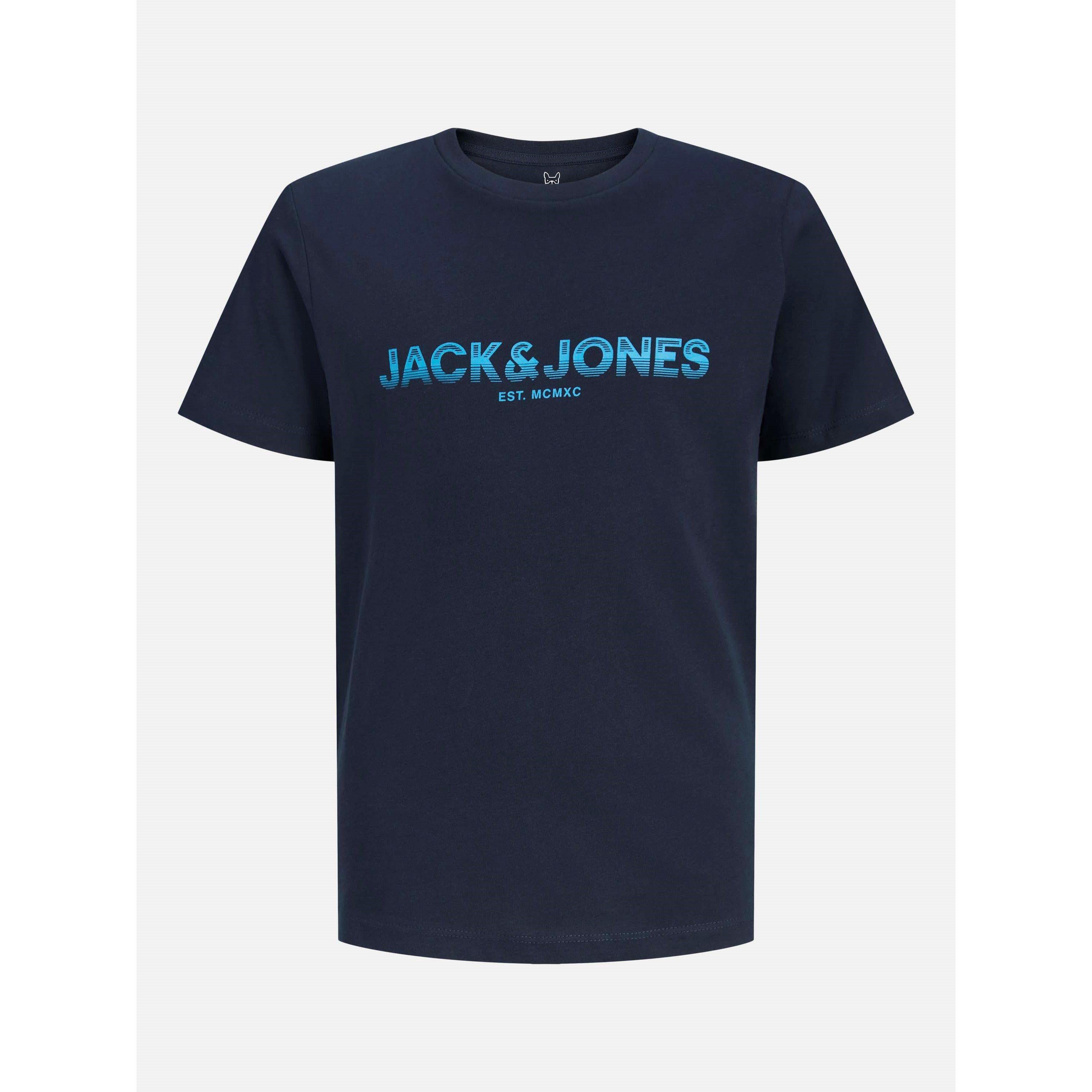 Sky/Blu/Clb/Nvy - Jack and Jones - Regular Fit Short-Sleeve T-Shirt - 6