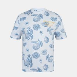 Firetrap Fruit All Over Print Oversized T-Shirt