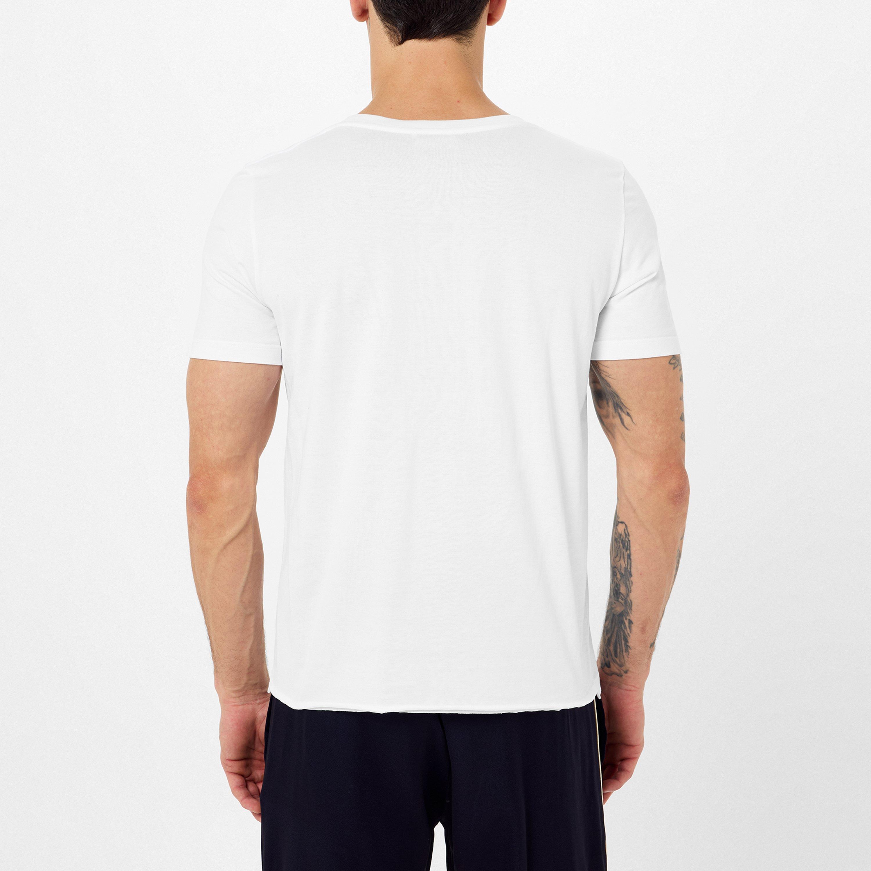 Blanc - Saint Laurent - Classic Rive Gauche T-Shirt - 4