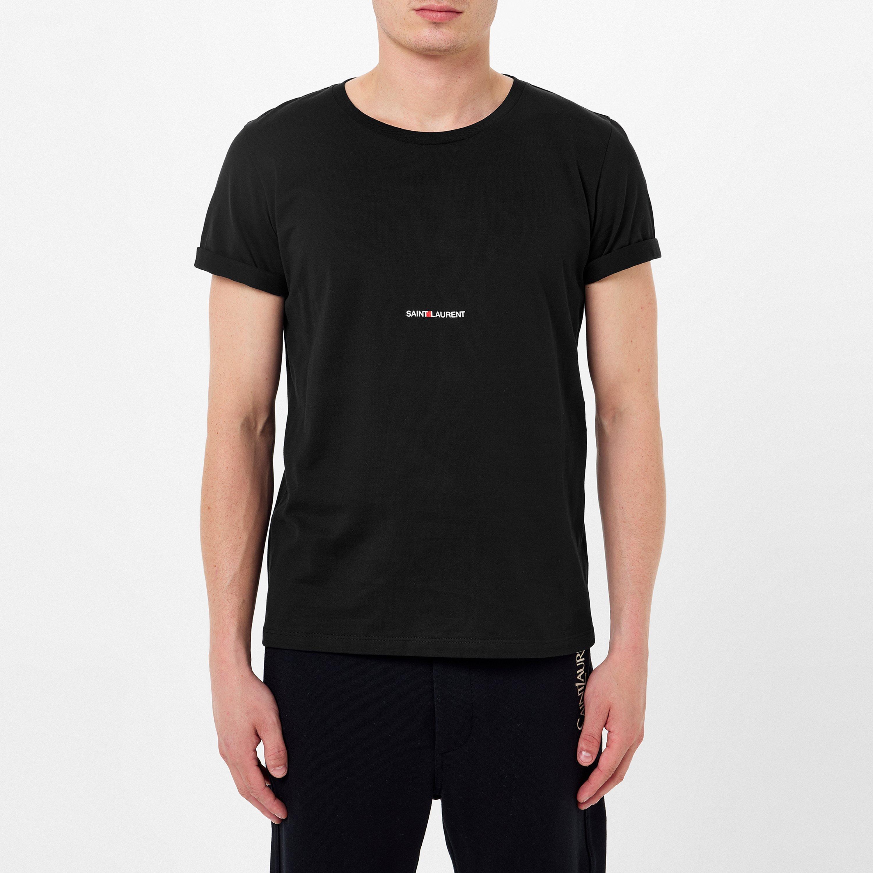 Noir 1000 - Saint Laurent - Classic Rive Gauche T-Shirt - 3