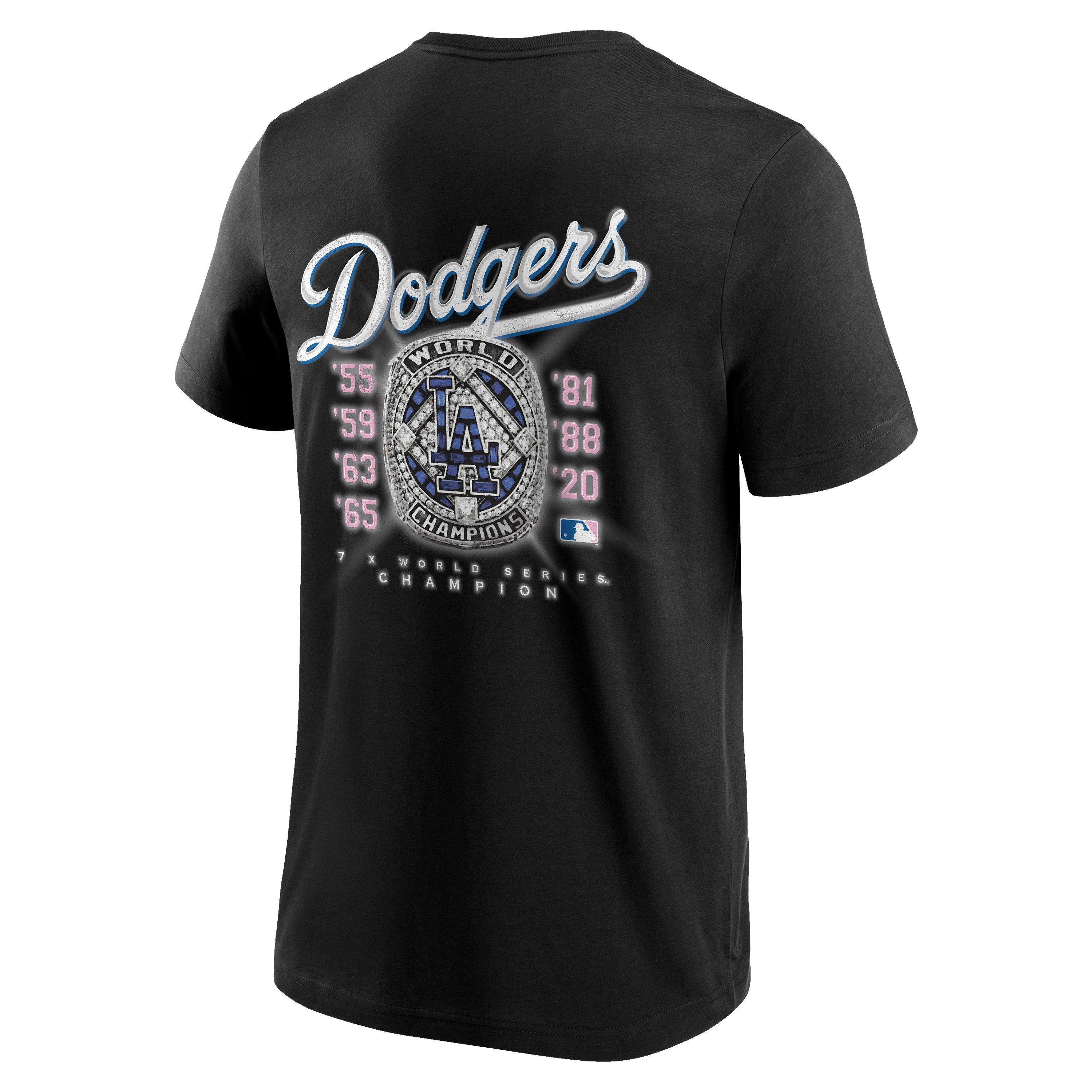 LA Dodgers - MLB - Champions Ring T-Shirt Mens - 2