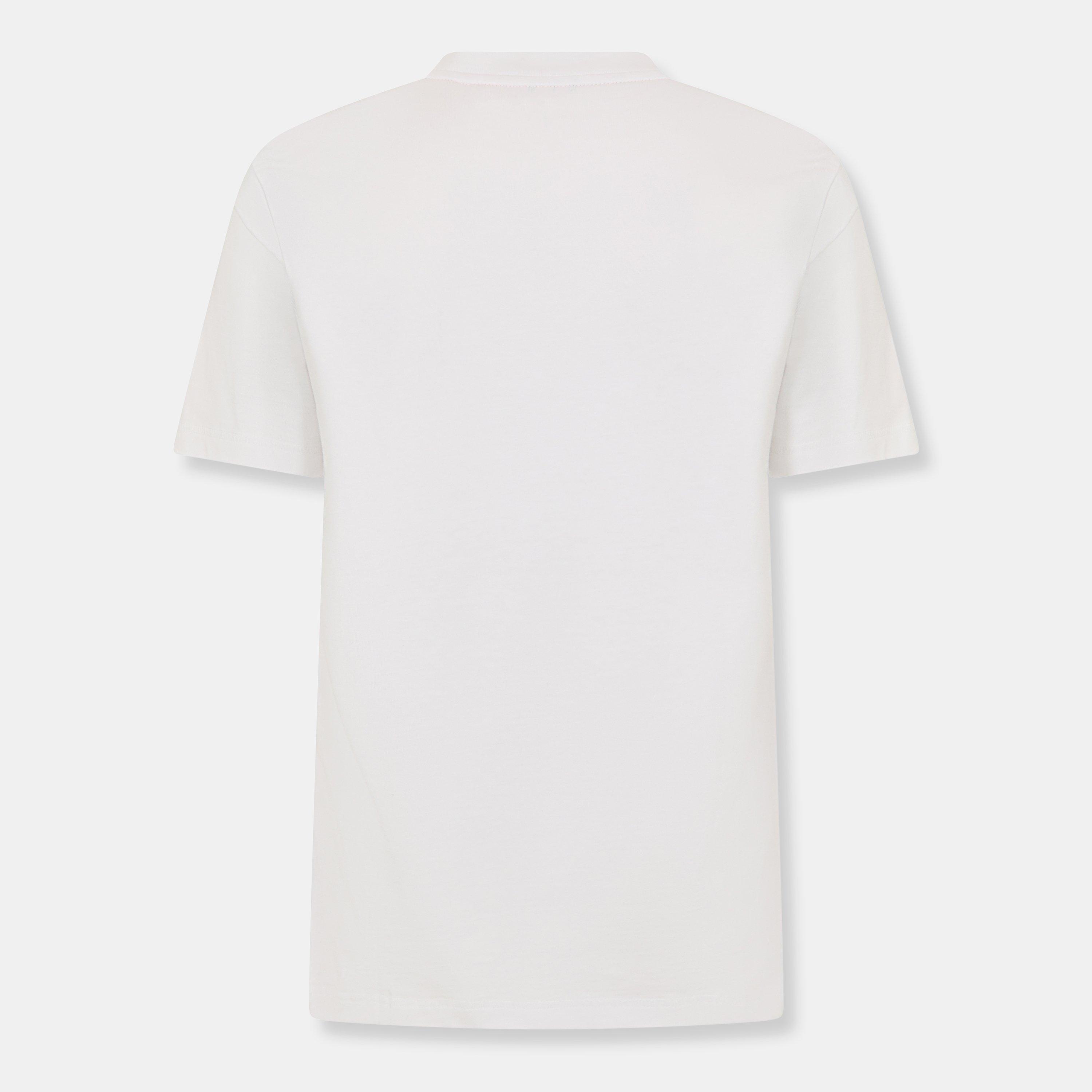 White - Boss - Men's fish Cotton T-Shirt, Eye-catching Graphic Design - 2