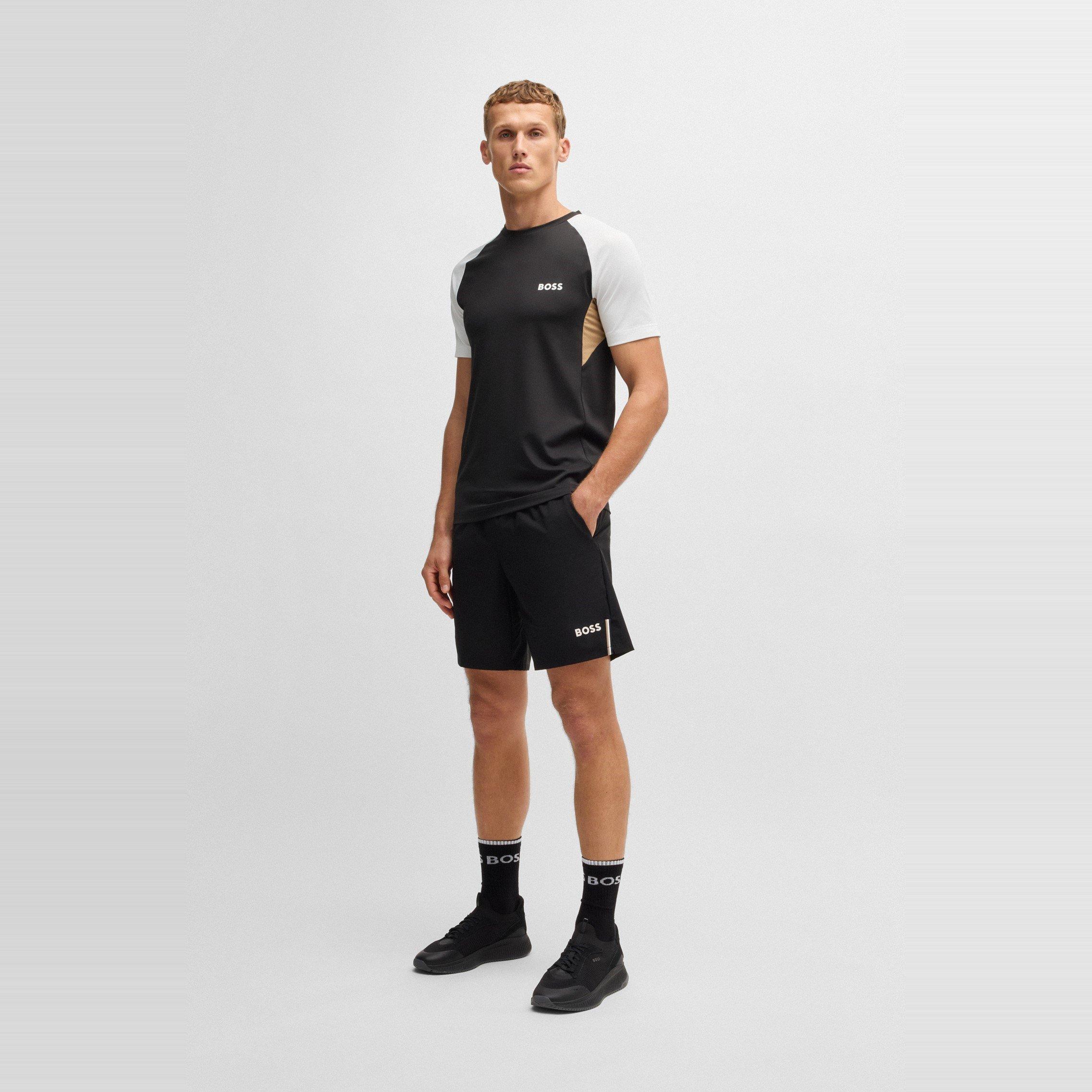 Black 001 - Boss - Men's HBG TOC Pique Regular Fit T-Shirt - 5