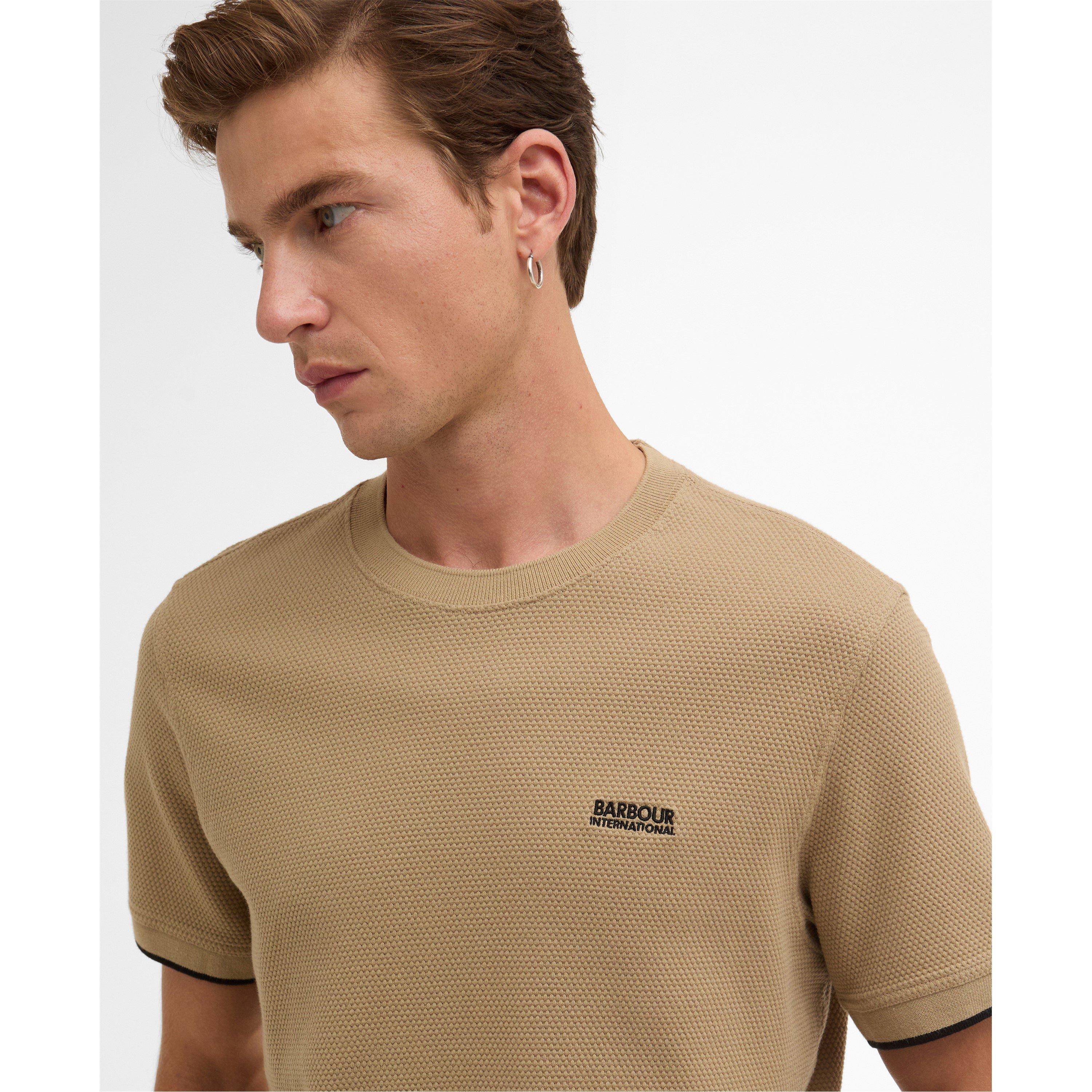 Coriander BE74 - Barbour International - Mens Eamon Pique T-Shirt - 4