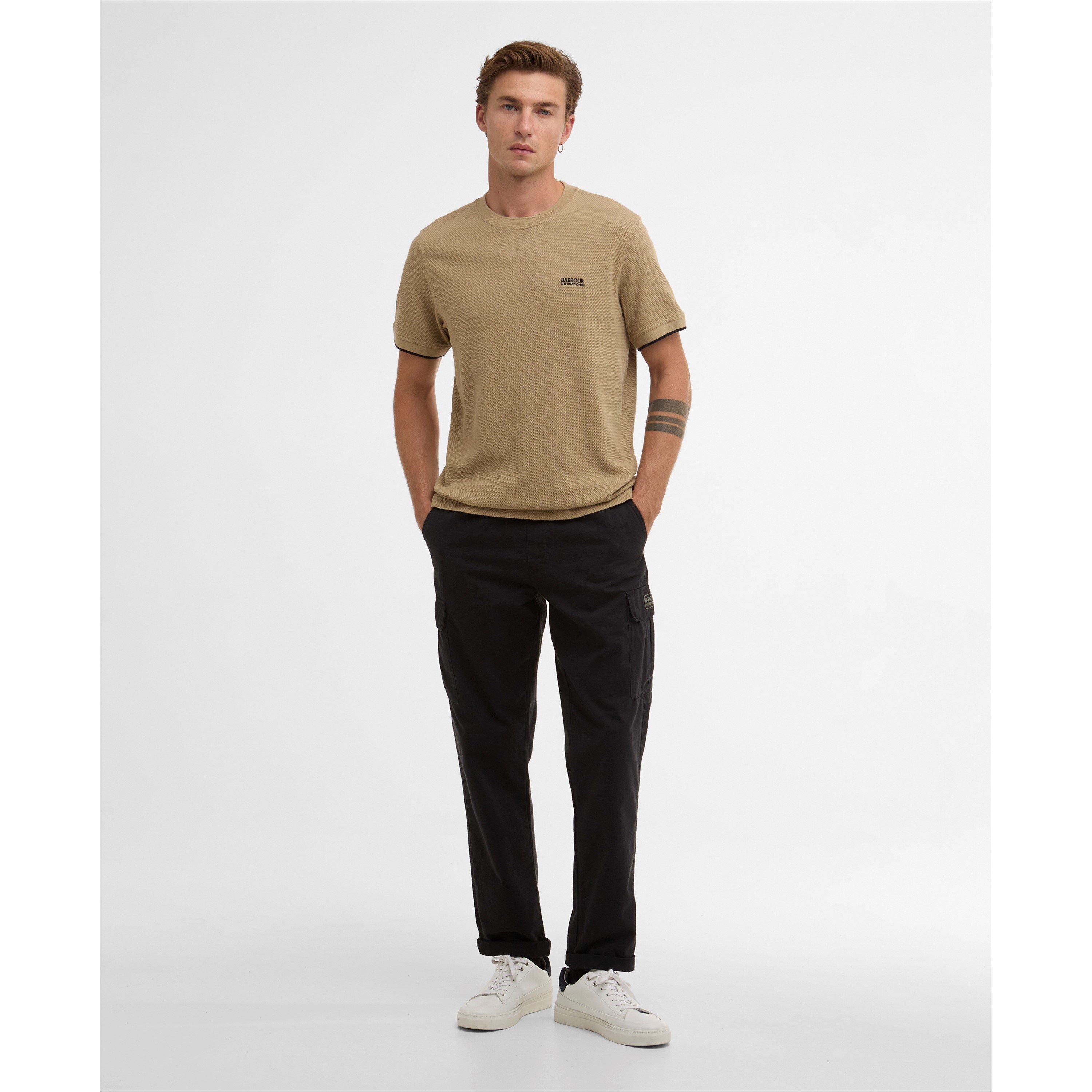 Coriander BE74 - Barbour International - Mens Eamon Pique T-Shirt - 5