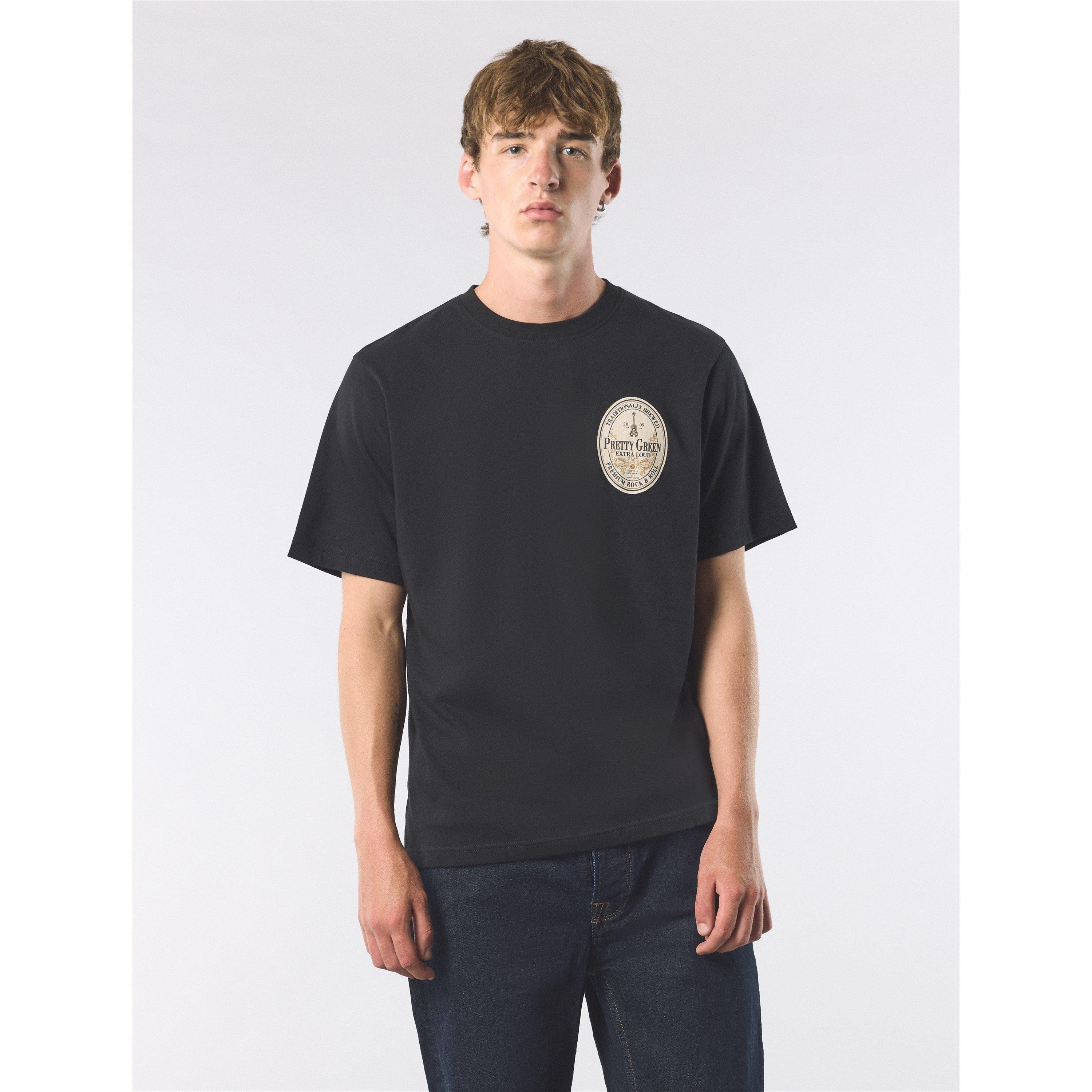 Zwart - Pretty Green - Men's Regular Fit T-Shirt - 3