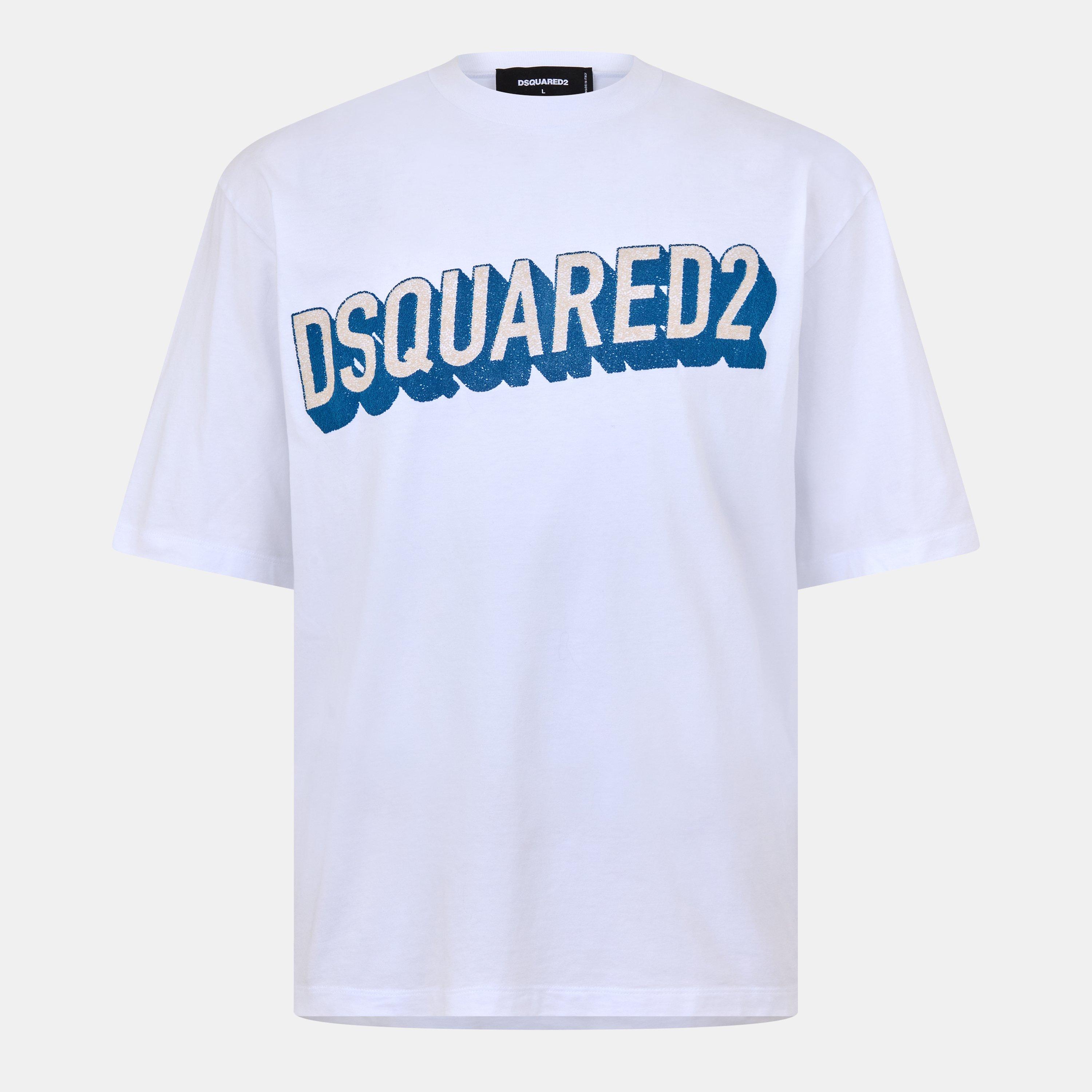 Dsquared2 Men's Cotton T-Shirt - White - 2XL