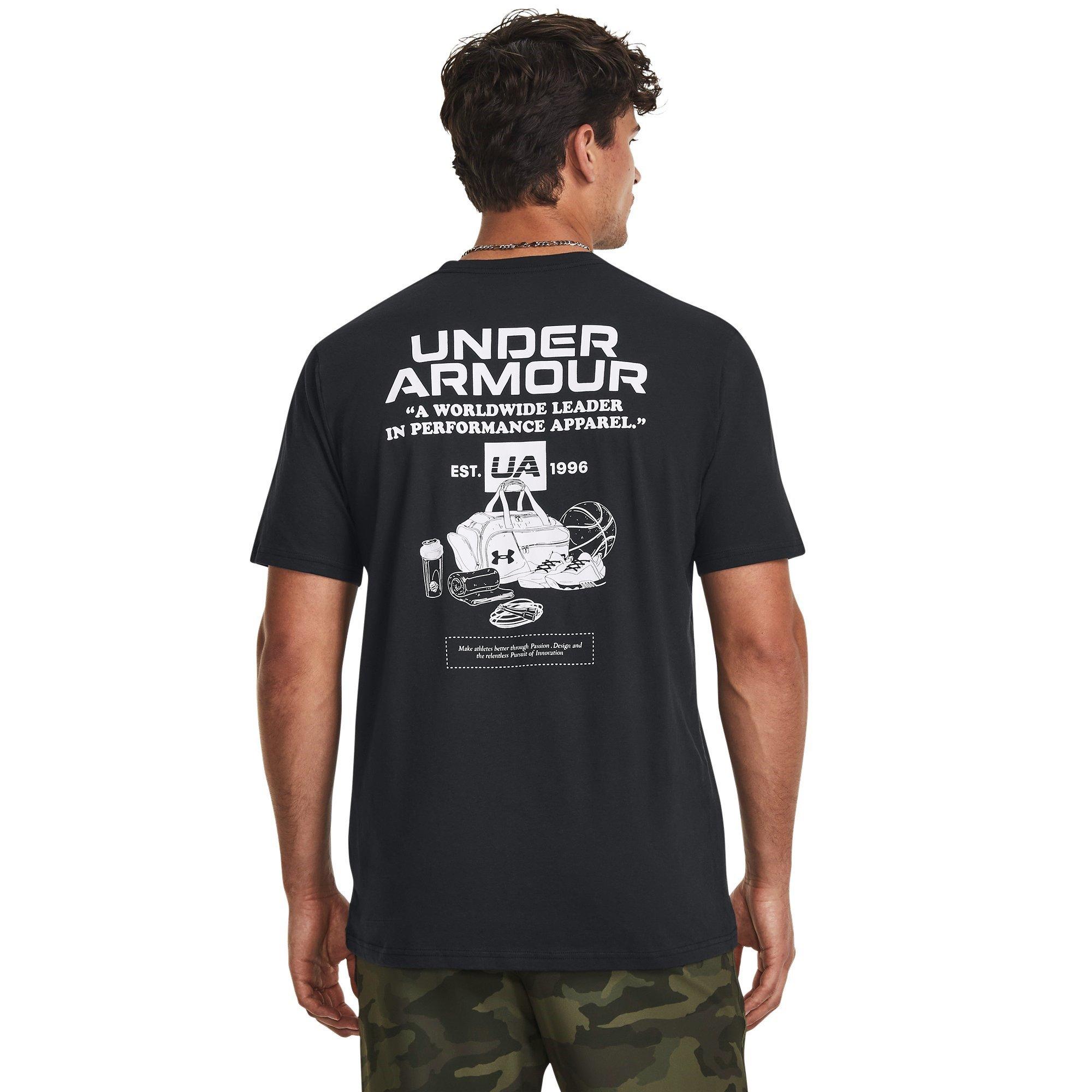 Black/Wht/Wht - Under Armour - Archive Vintage Regular Fit T-Shirt - 3