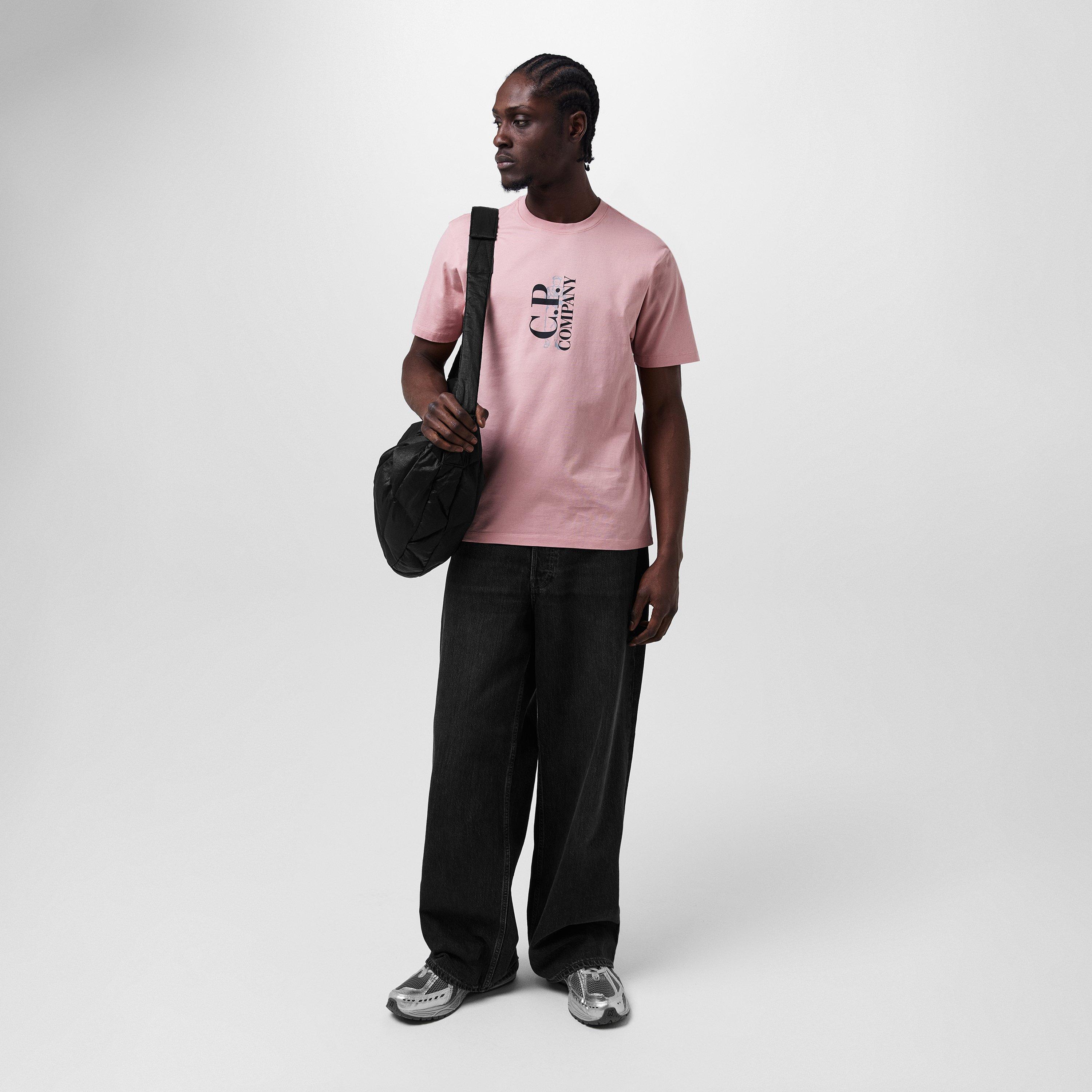 Misty Rose 520 - CP Company - Men's Regular Fit Short-Sleeve T-Shirt - 6