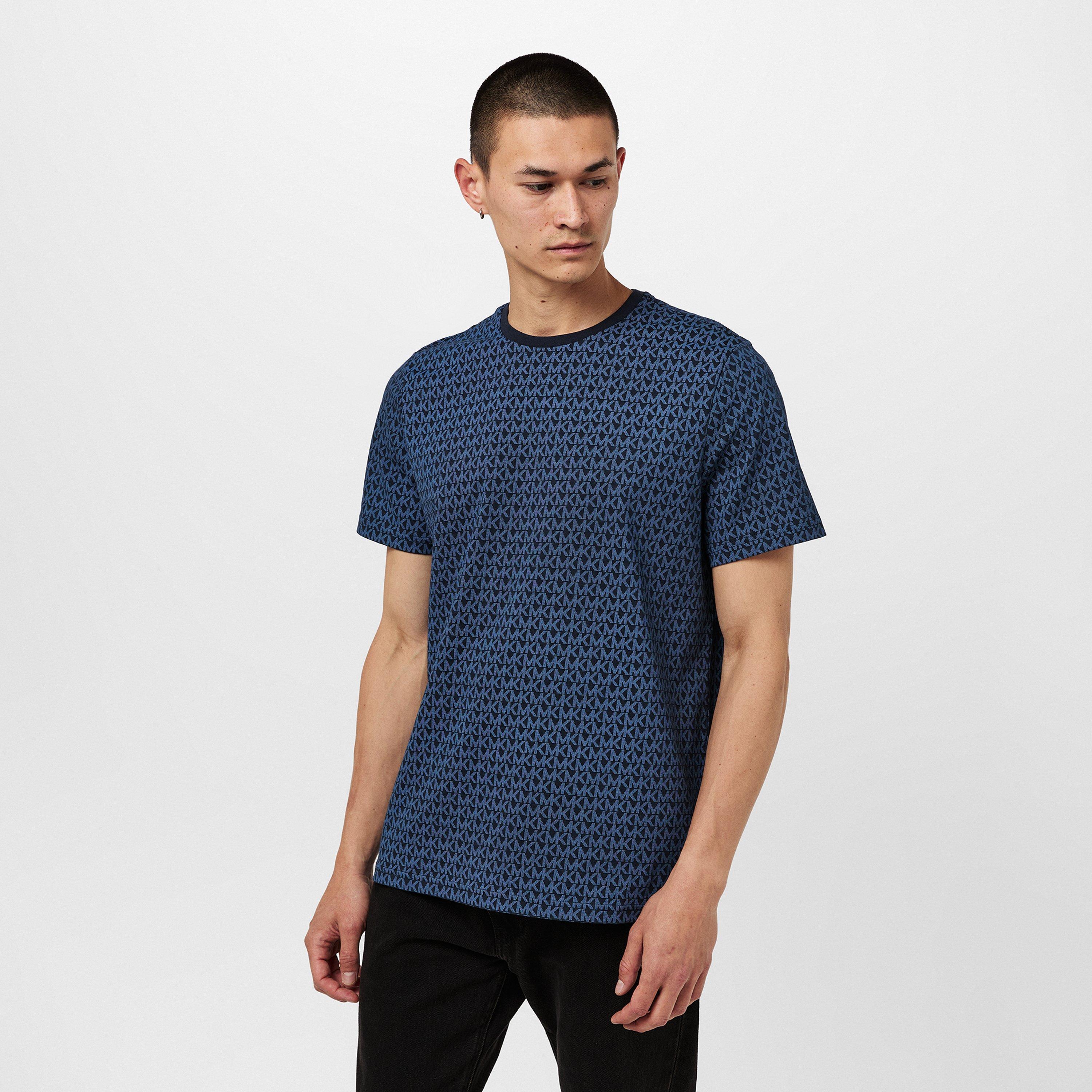 Midnight 401 - Michael Kors - Signature Logo Cotton T-Shirt - 3