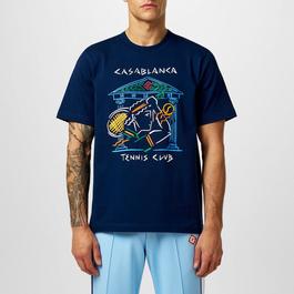 Casablanca Crayon Temple T Shirt