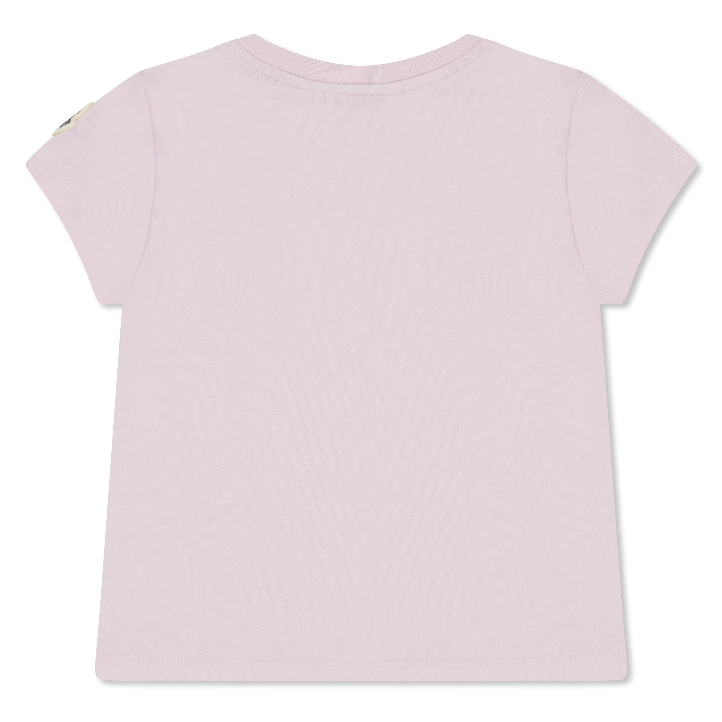 Open Pink 509 - Moncler - Kids' Logo T-Shirt - 2