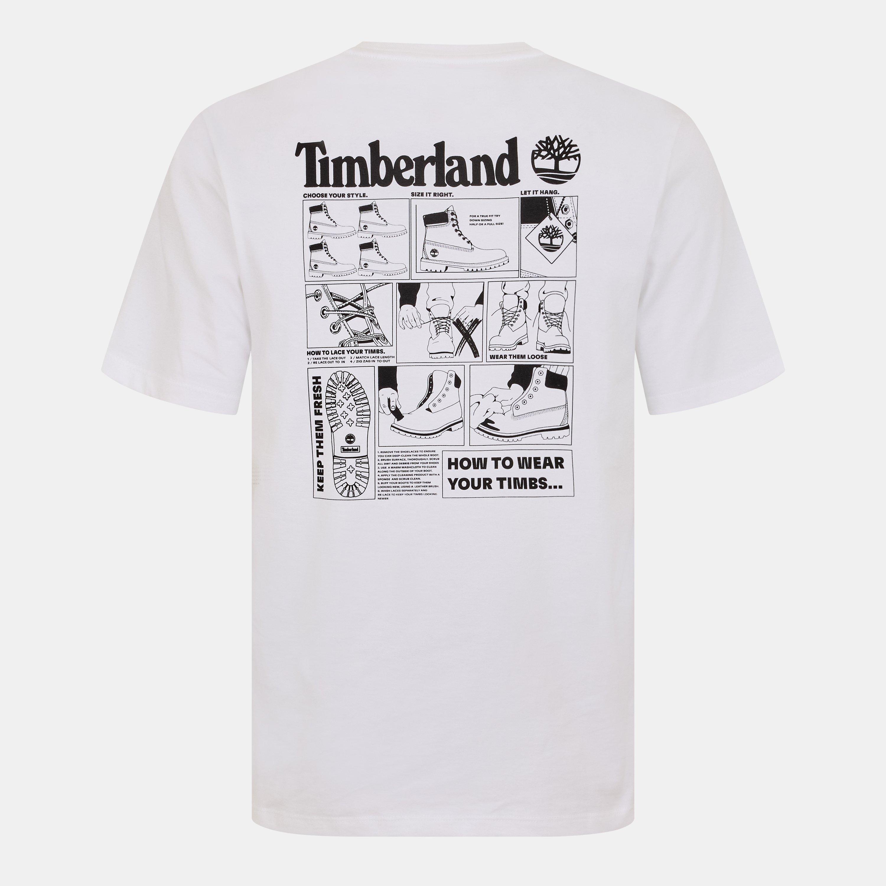 White - Timberland - Men's T-Shirt - 2