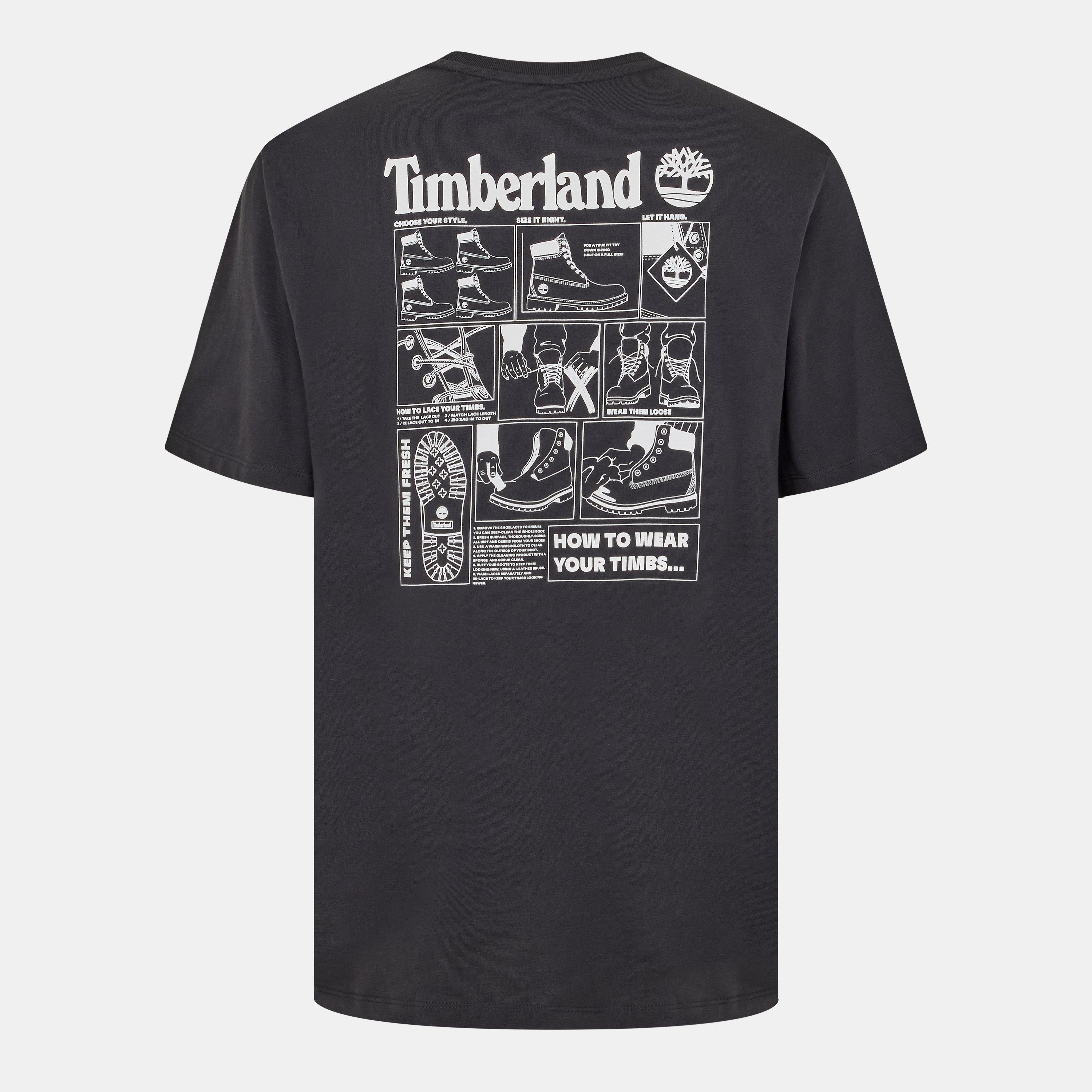 Black - Timberland - Men's Regular Fit T-Shirt - 2