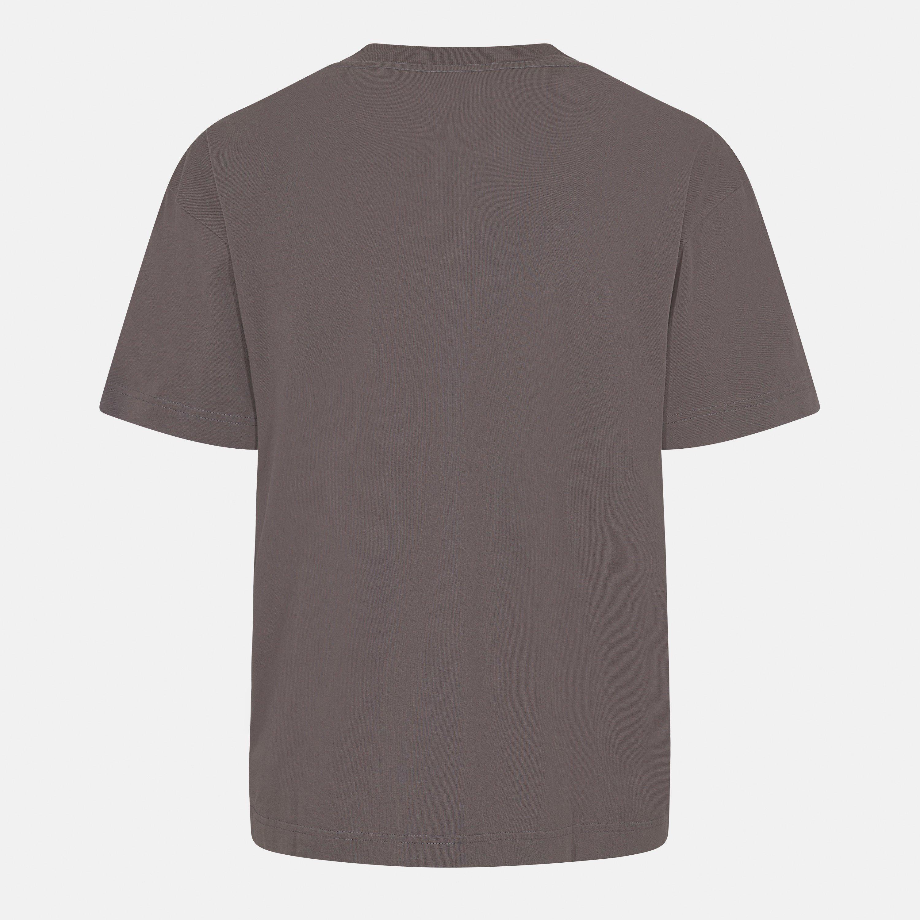 Dark Grey - Palm Angels - Men's Snake Logo Oversized T-Shirt - 2