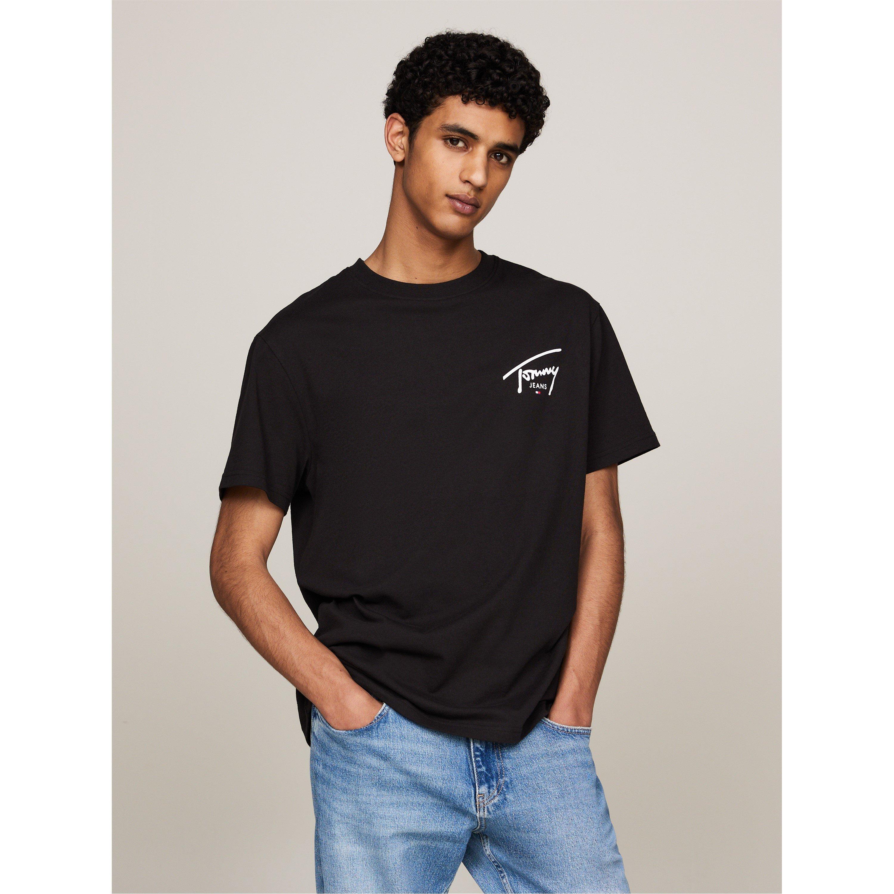 Sig Black - Tommy Jeans - Back Flag Logo T-Shirt - 3