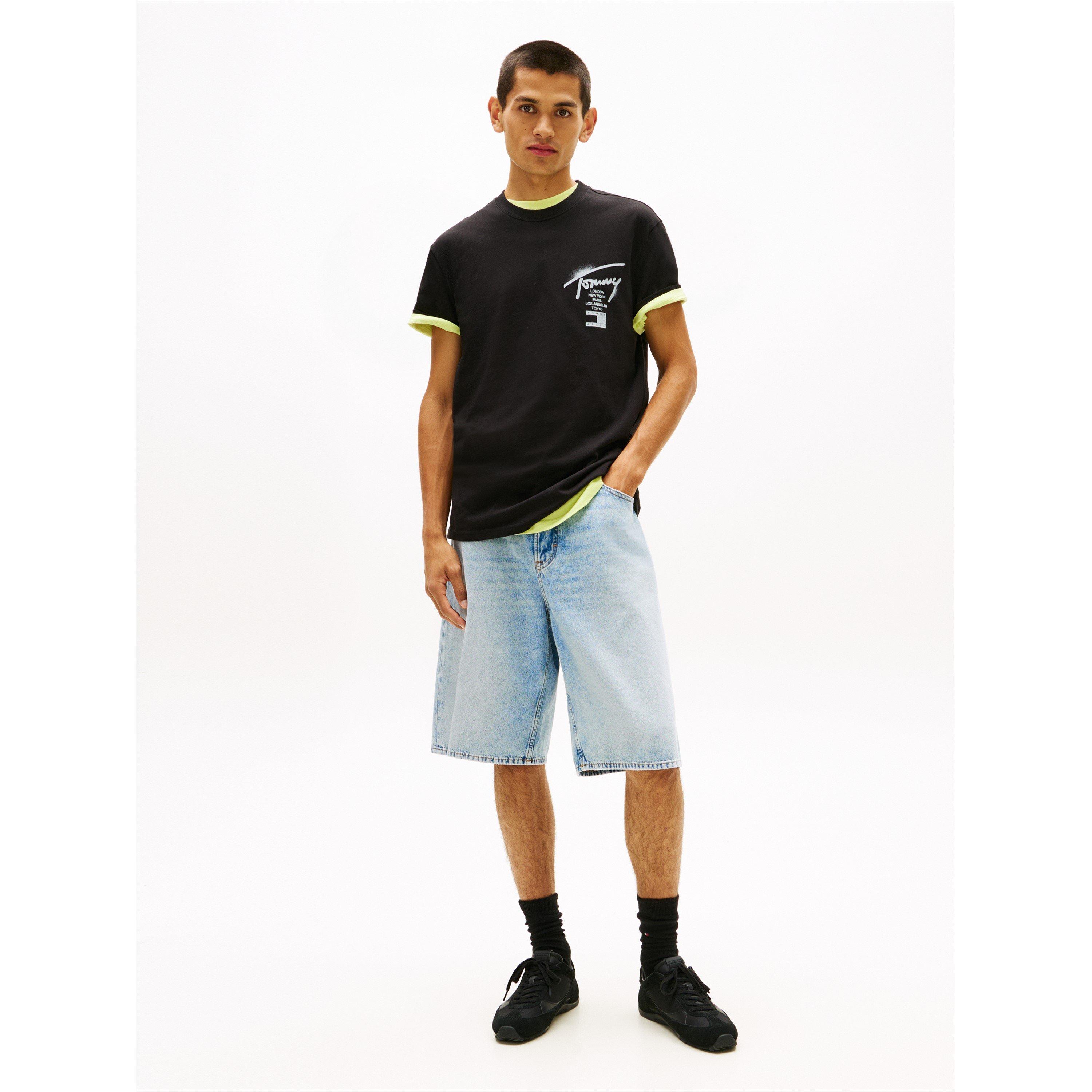 Sig Black - Tommy Jeans - Back Flag Logo T-Shirt - 4