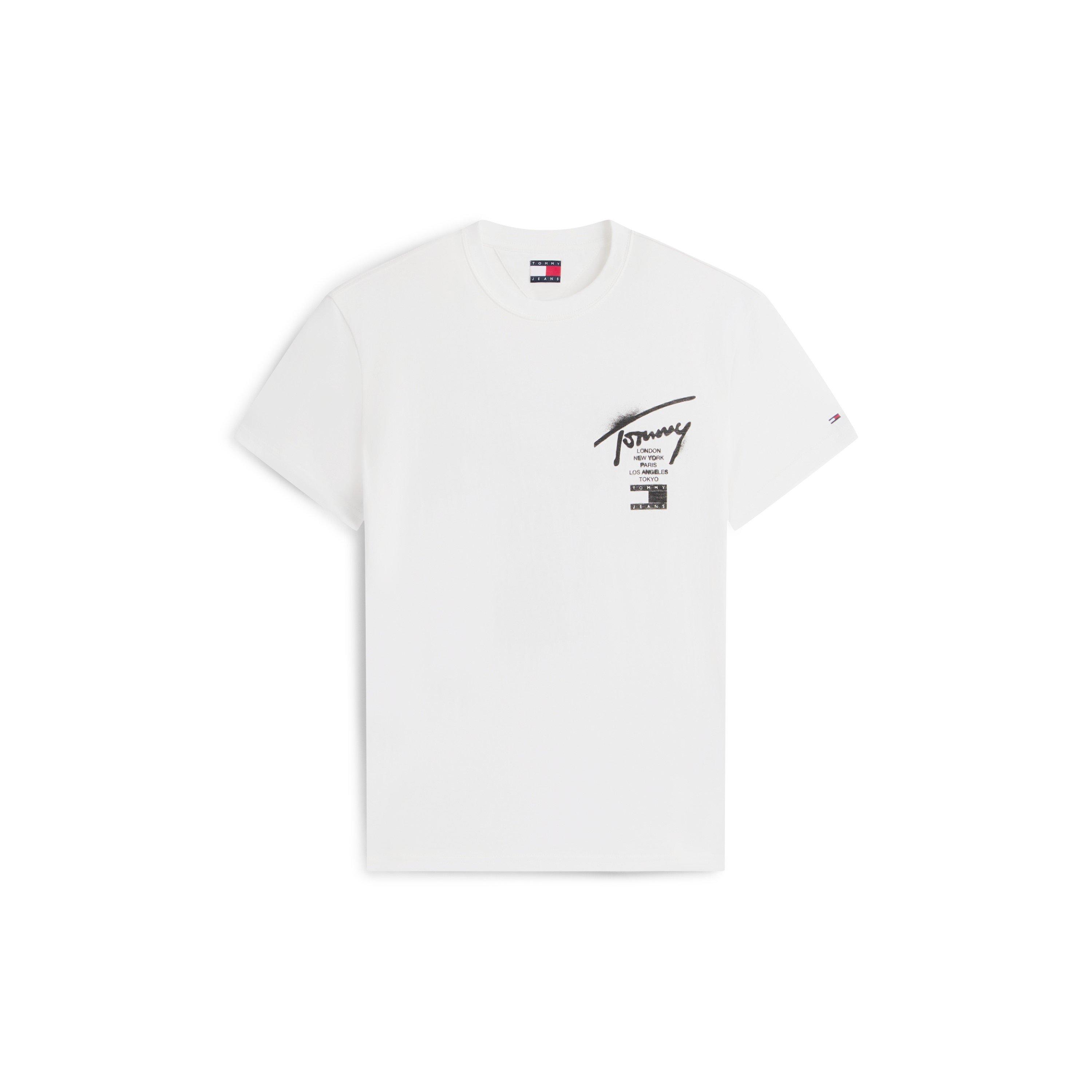 Tommy Jeans Men's Back Flag Logo T-Shirt - Sig Ecru - XL