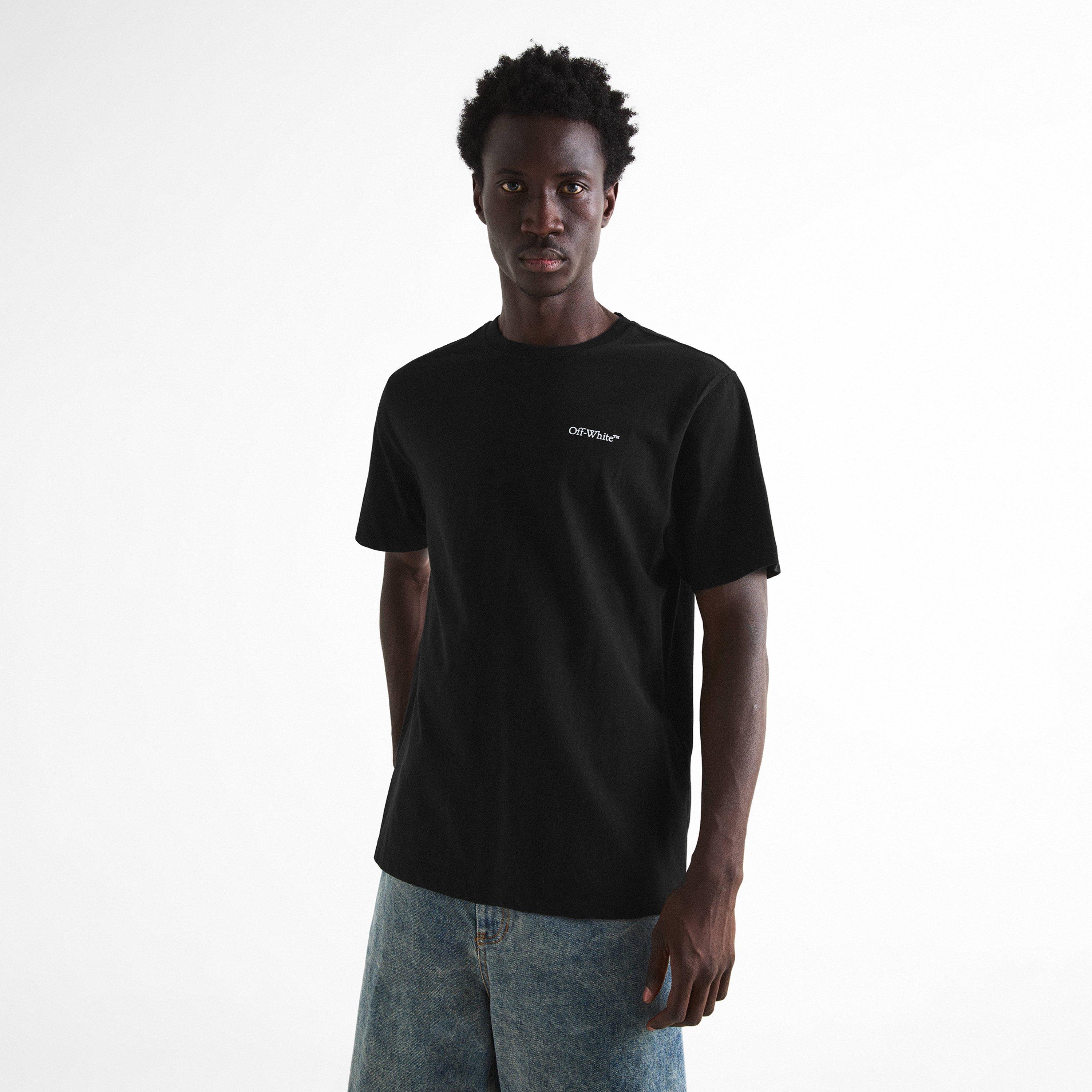 Black - Off White - Off Marble Arrow Tee Sn72 - 3