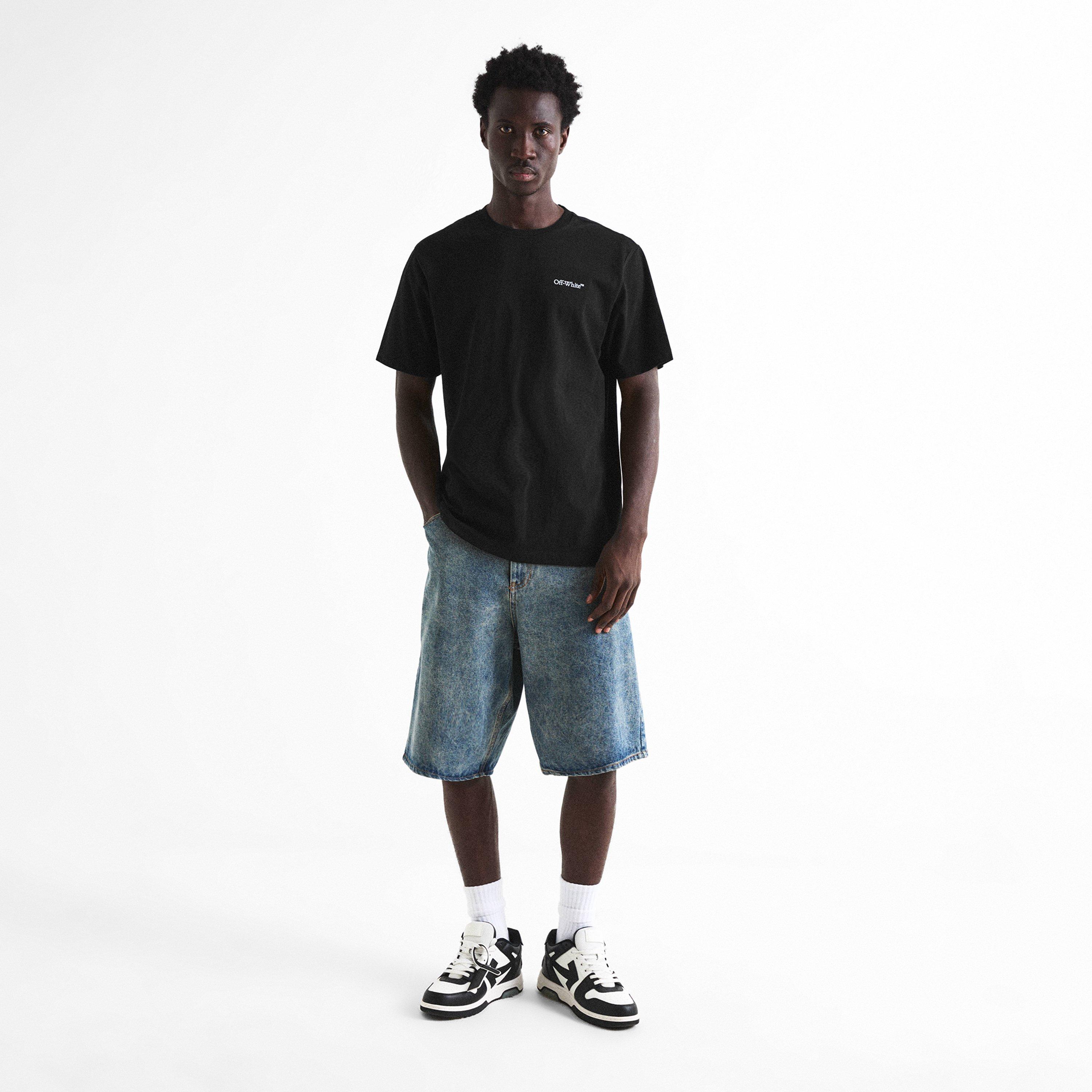 Black - Off White - Off Marble Arrow Tee Sn72 - 6
