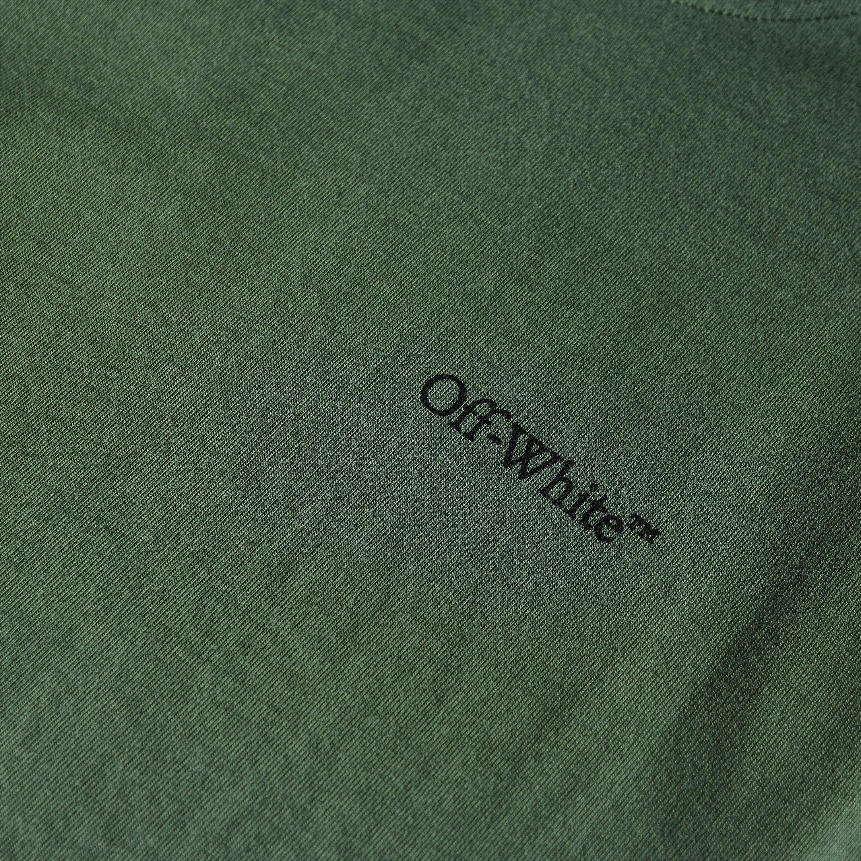 Khaki - Off White - Off Marble Arrow Tee Sn72 - 3