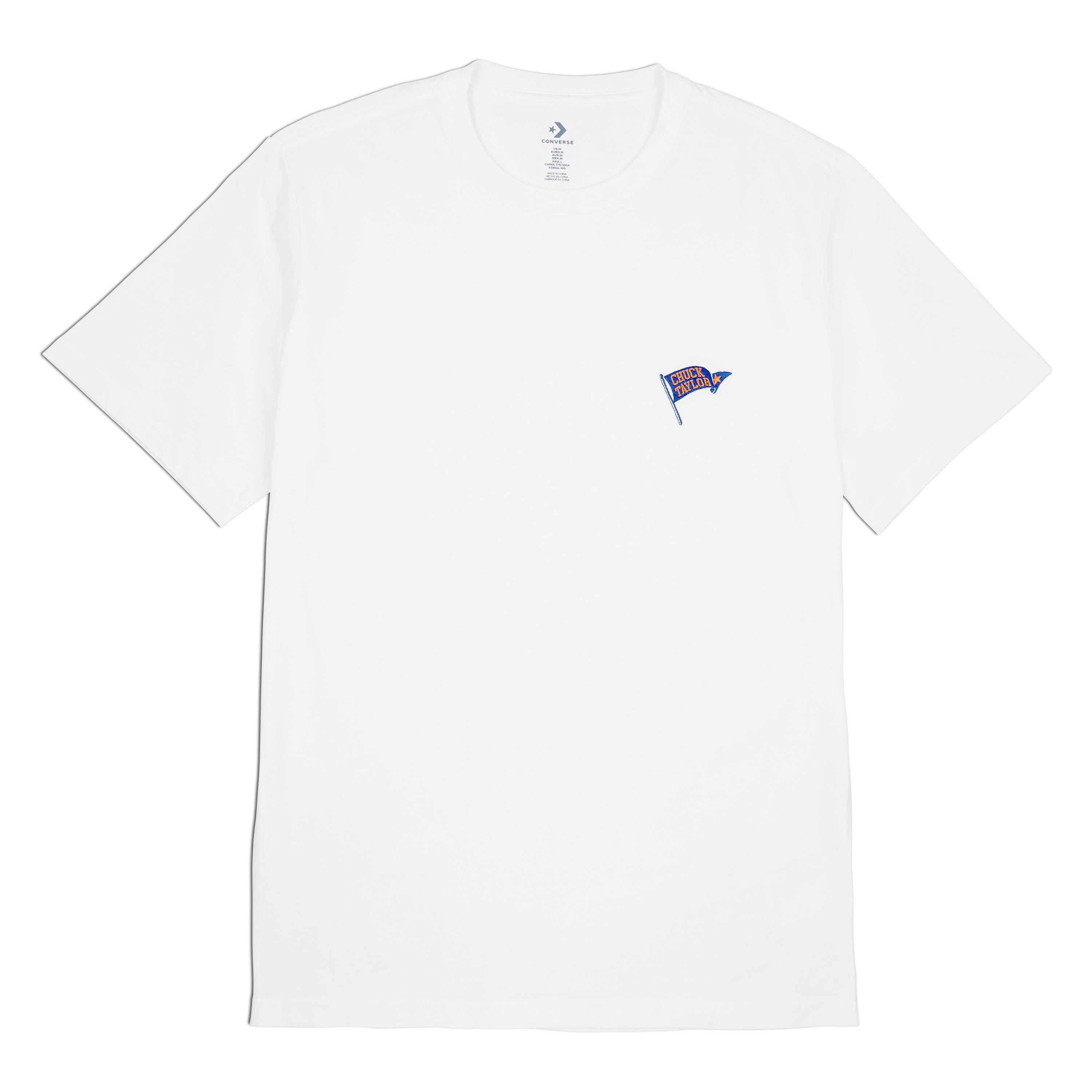 White 102 - Converse - Retro Flag T-Shirt - 5