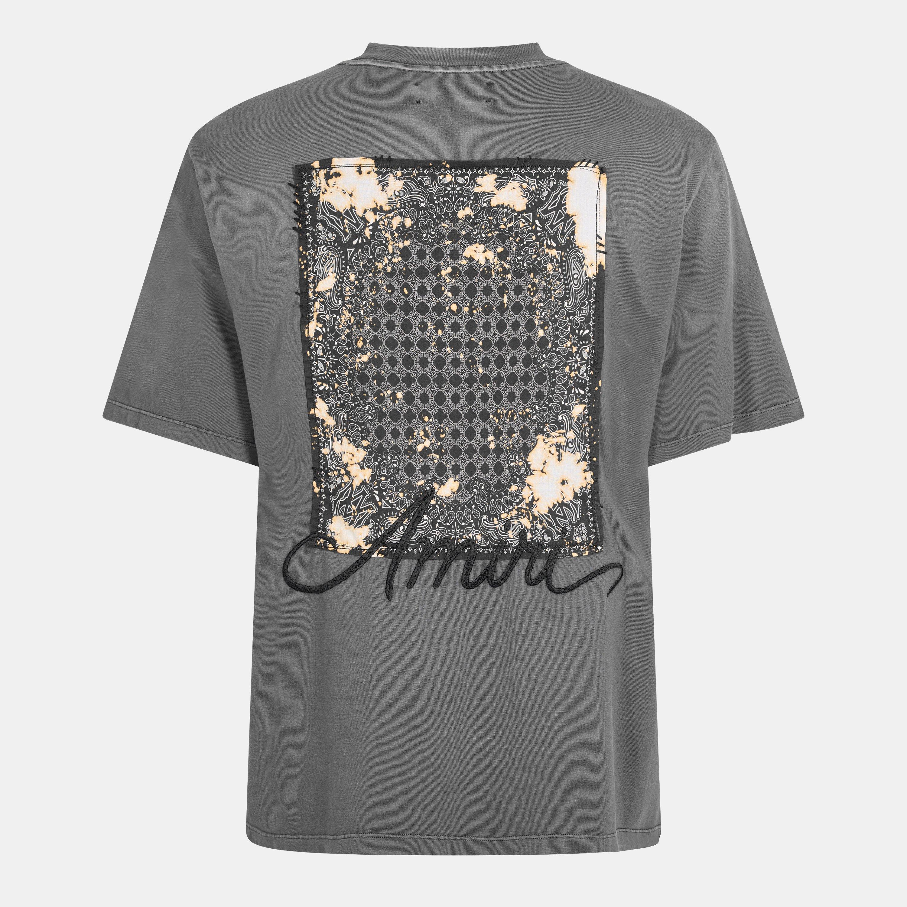 Black - Amiri - Men's Regular Fit T-Shirt - 2