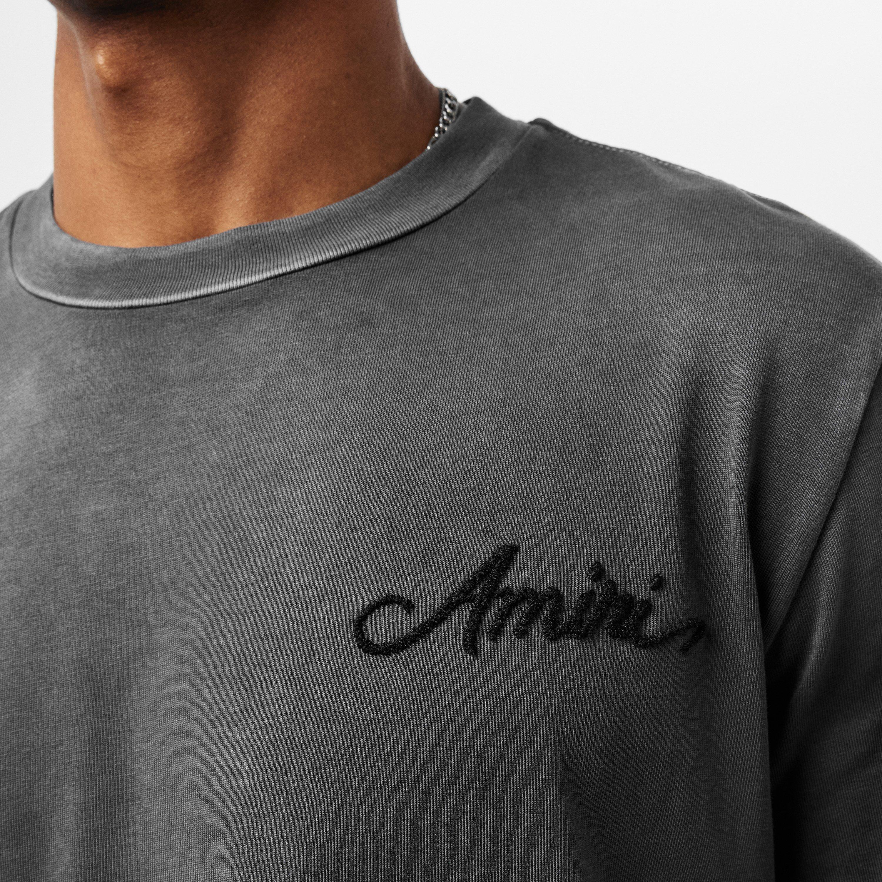 Black - Amiri - Men's Regular Fit T-Shirt - 5