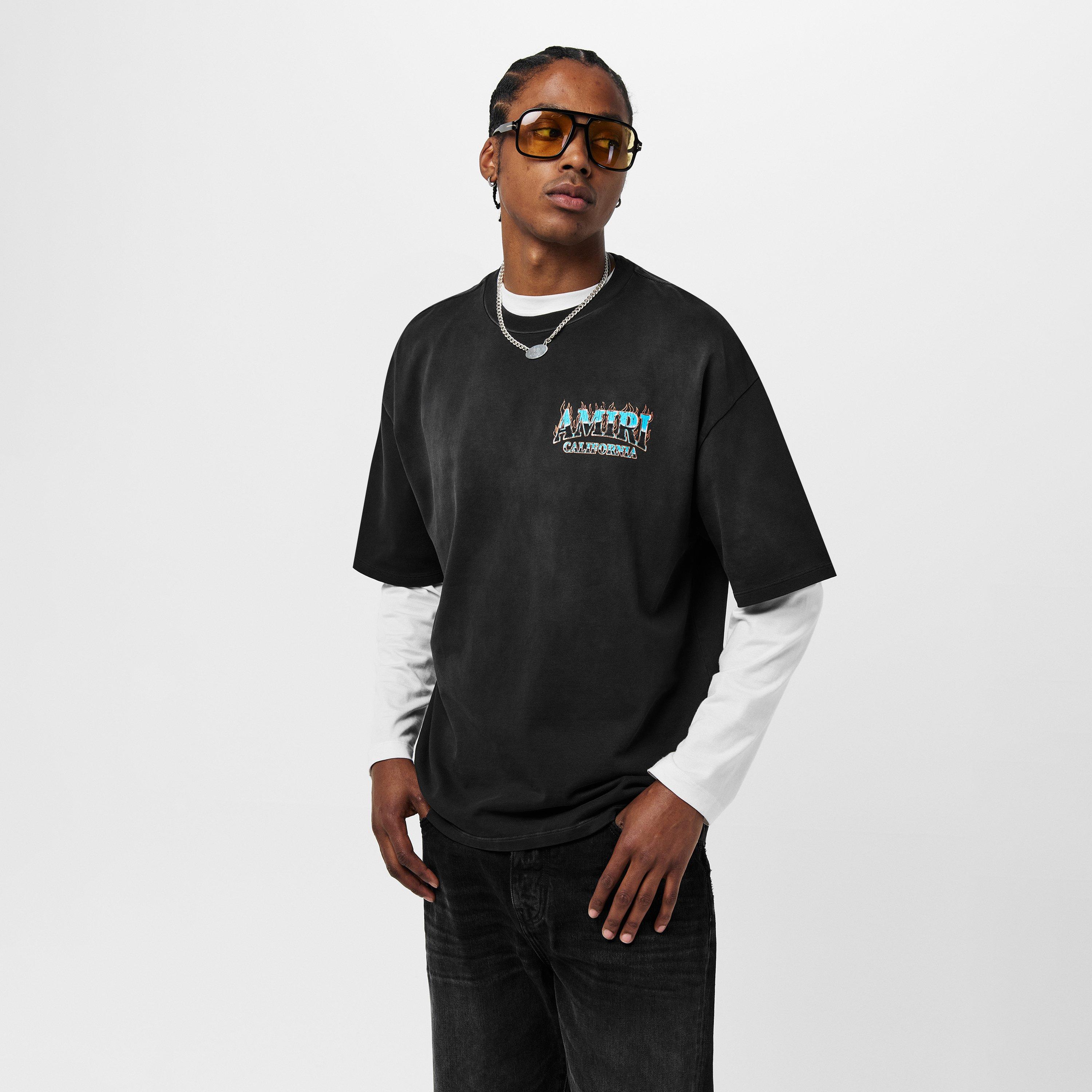 Black - Amiri - Men's Oversized T-Shirt Design - 3