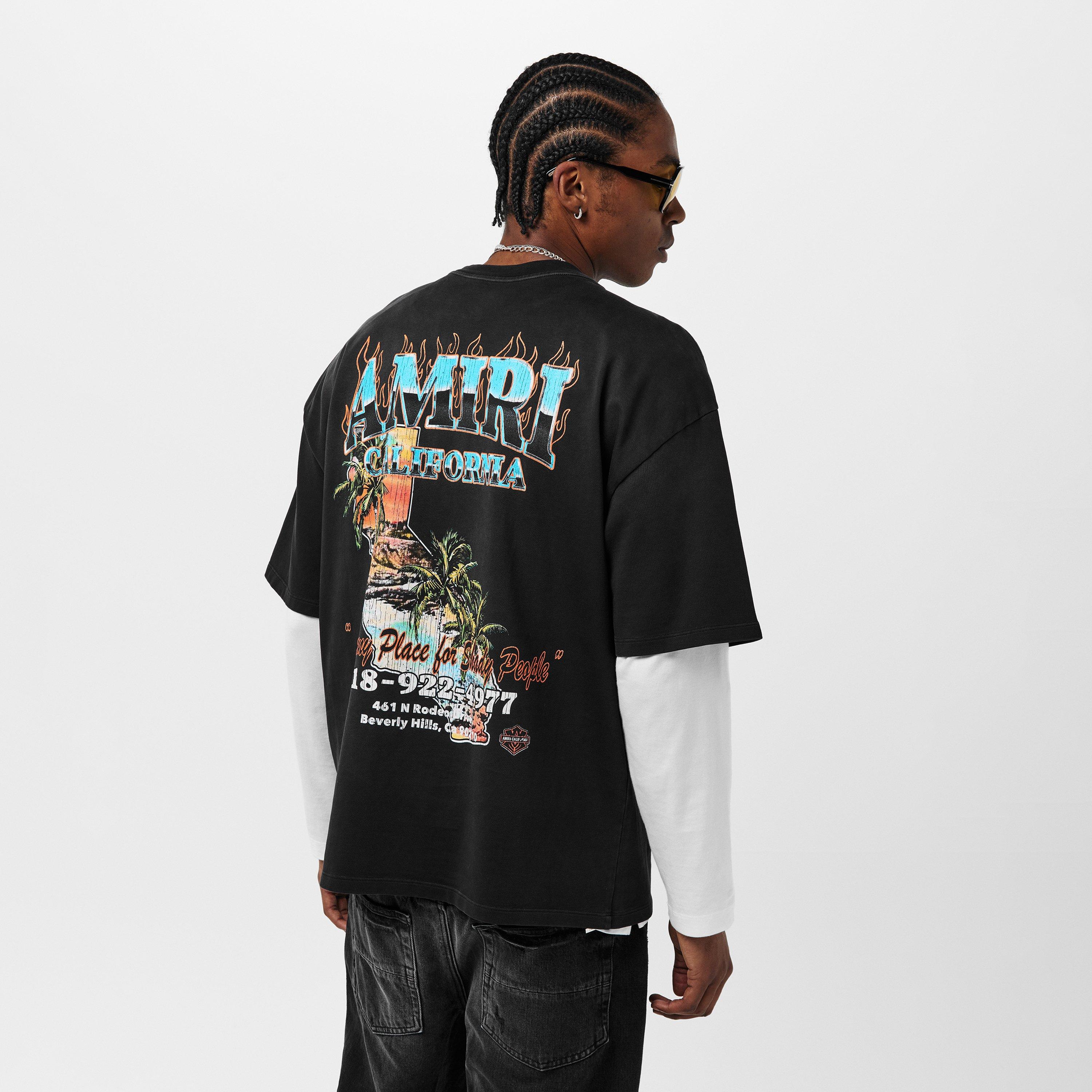 Black - Amiri - Men's Oversized T-Shirt Design - 4