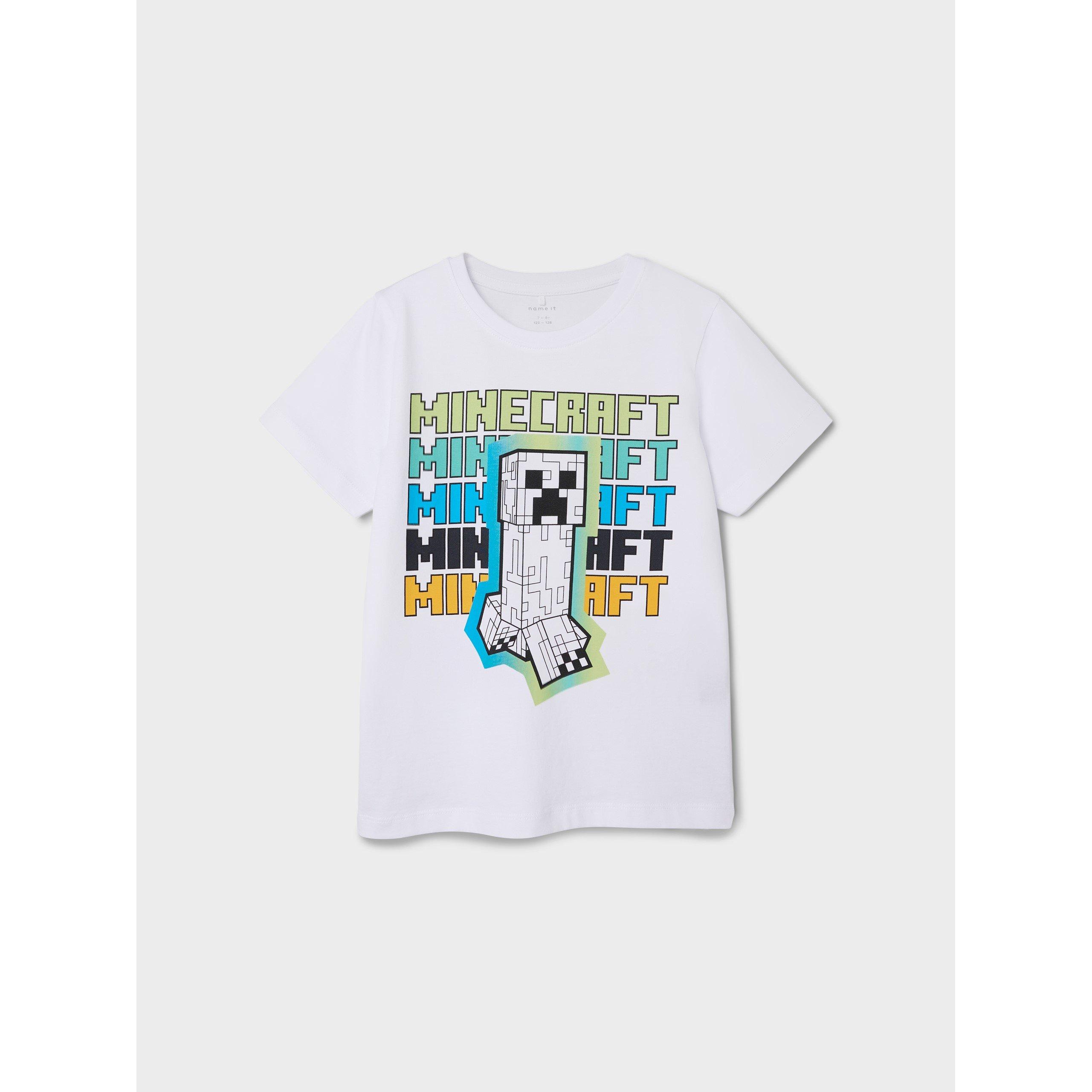 NAME IT T-Shirt Bambini E Ragazzi - Pack Da 2, Cotone Bio, Scollo Rotondo, Vestibilità Aderente - Foto 3