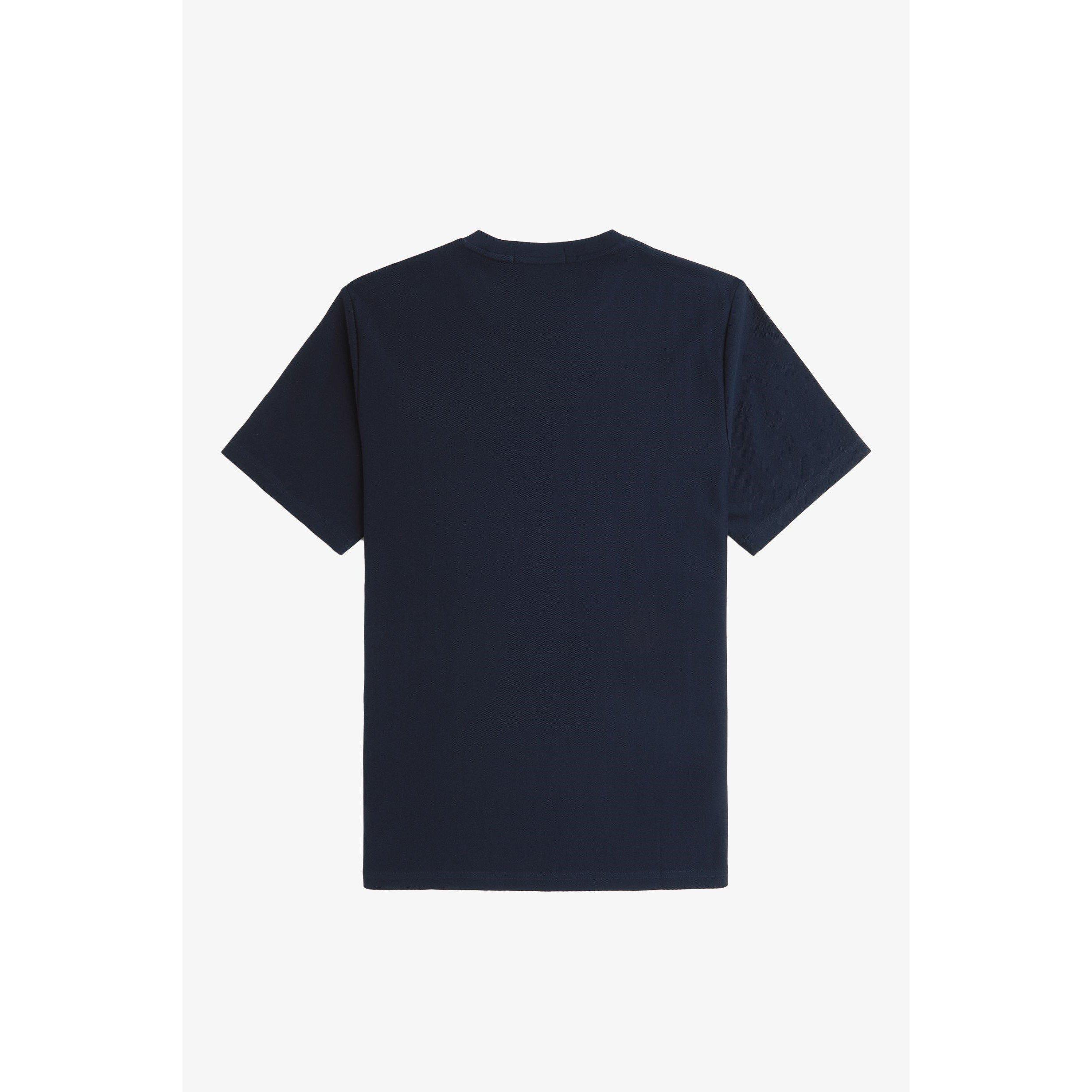 Navy 608 - Fred Perry - Men's Pinstripe Regular Fit T-Shirt - 2