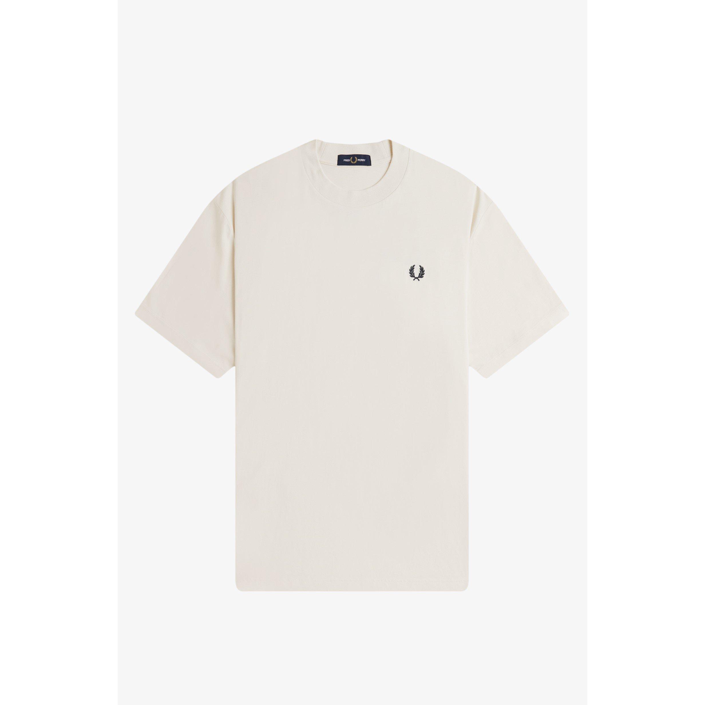 Ecru 560 - Fred Perry - Men's Embroidered Club Backprint Regular Fit T-Shirt - 4