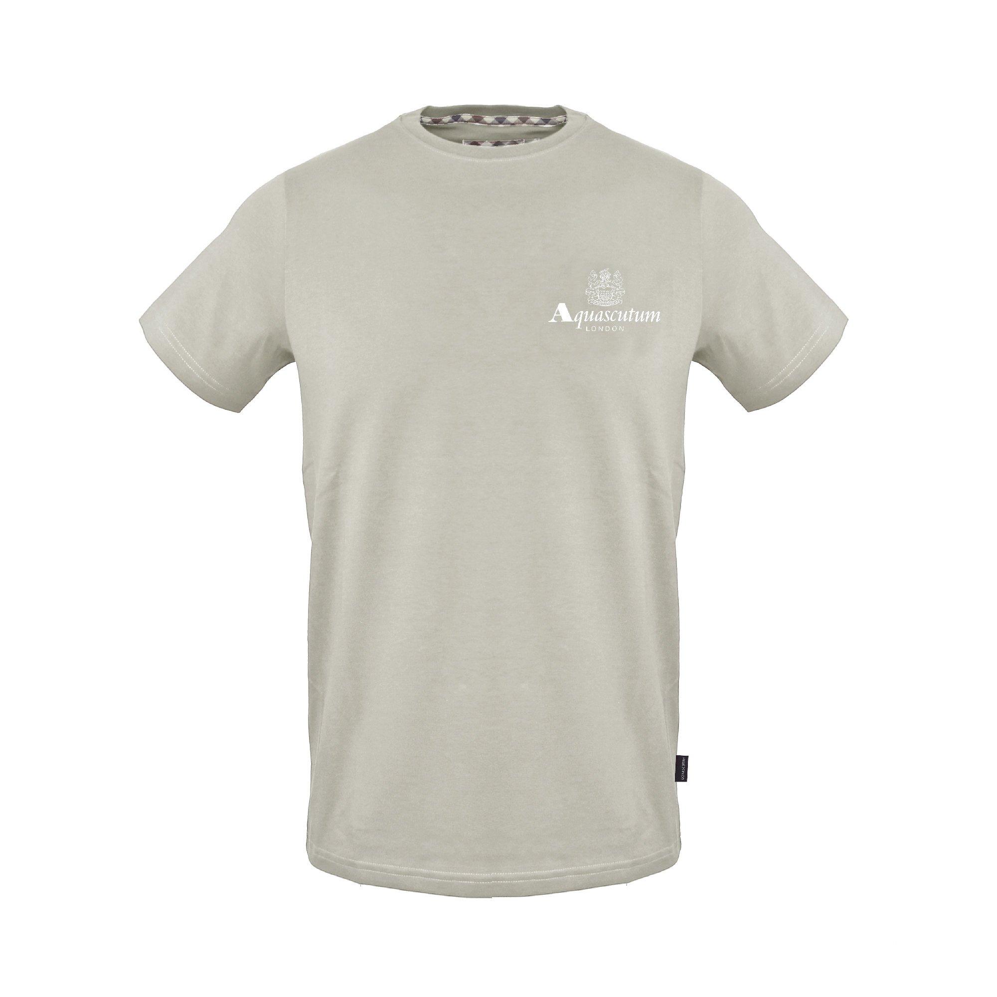 Aquascutum Men's T-Shirt - Grey - Small